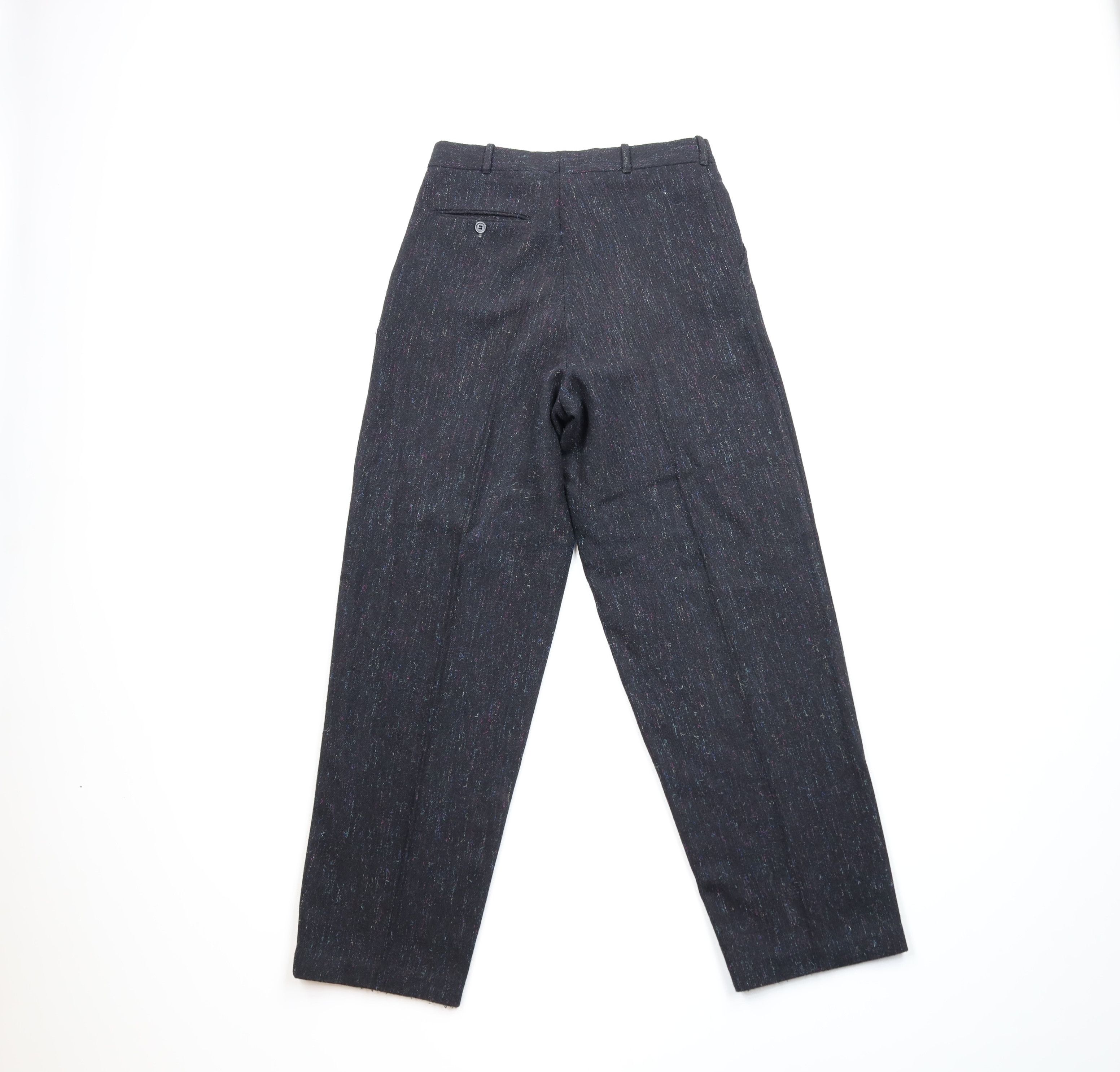 Vintage Vintage 70s 80s Rockabilly Atomic Fleck Wool Tweed Pants Size US 29 - 10 Thumbnail