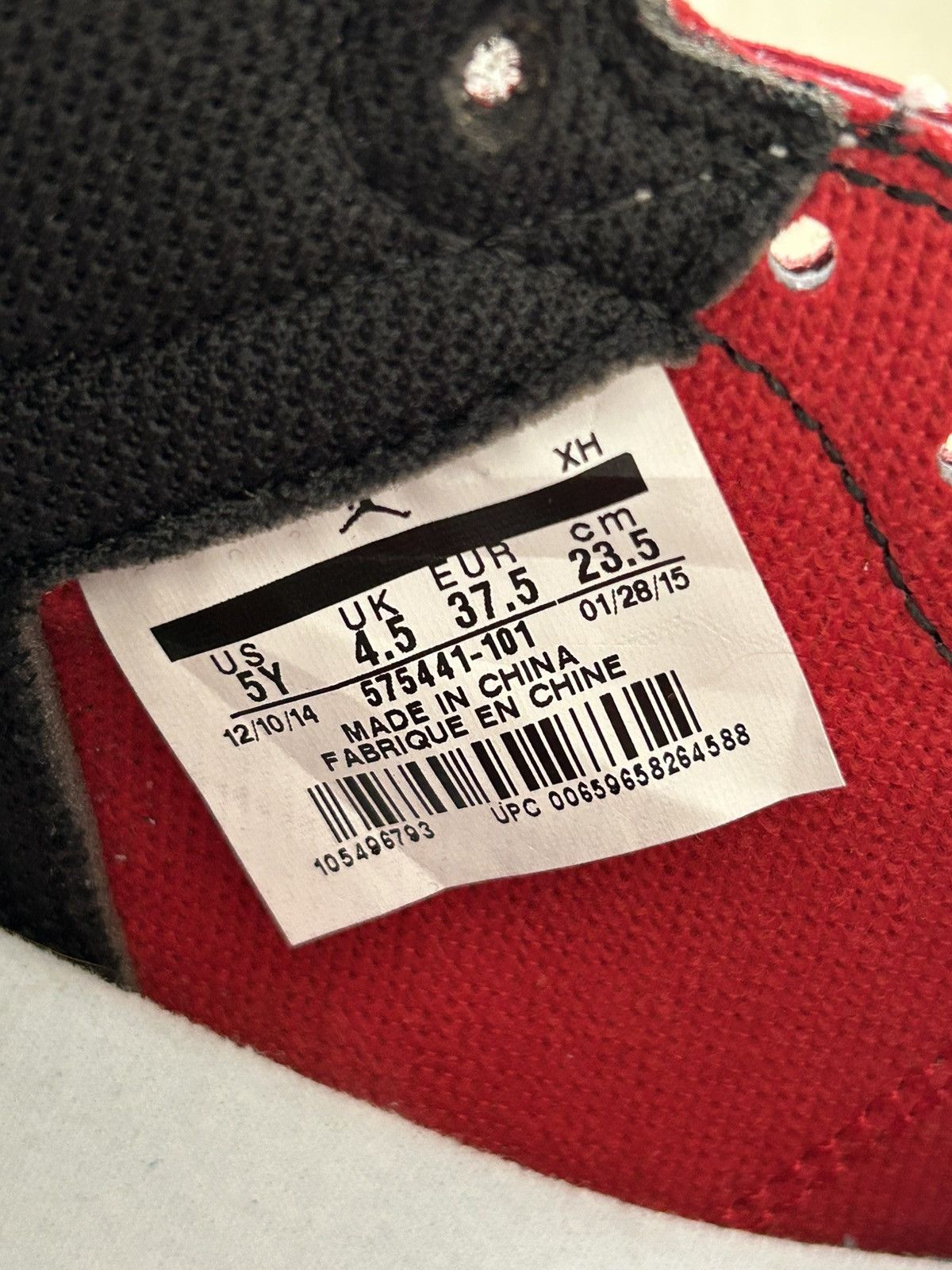 Jordan Brand 2015 Jordan 1 Chicago gs Size US 5 / IT 35 - 6 Thumbnail