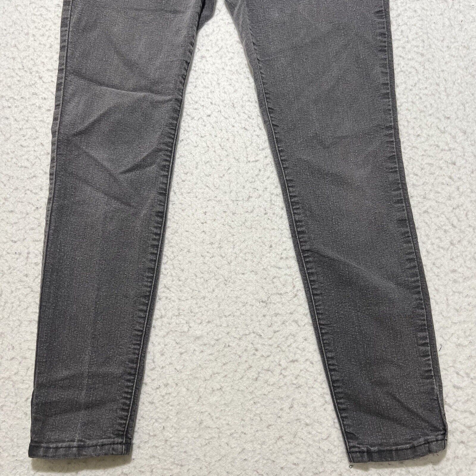 Forever 21 Forever21 28x27 Skinny Leg Gray Stretch Denim Low Rise Jeans Size 28" / US 6 / IT 42 - 3 Thumbnail