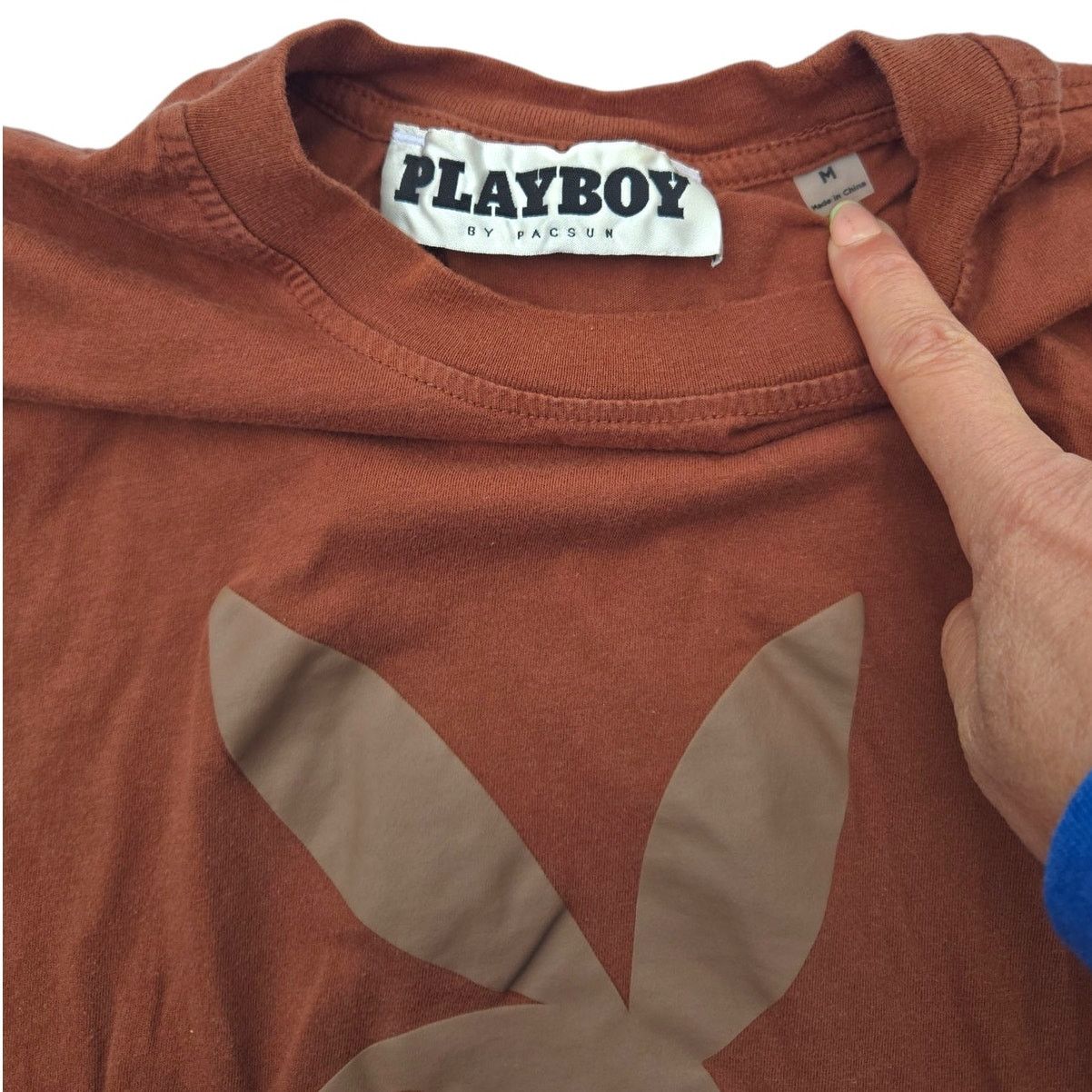 Pacsun Playboy by Pacsun | Rust Playboy Bunny T-Shirt | Medium Size US M / EU 48-50 / 2 - 2 Thumbnail