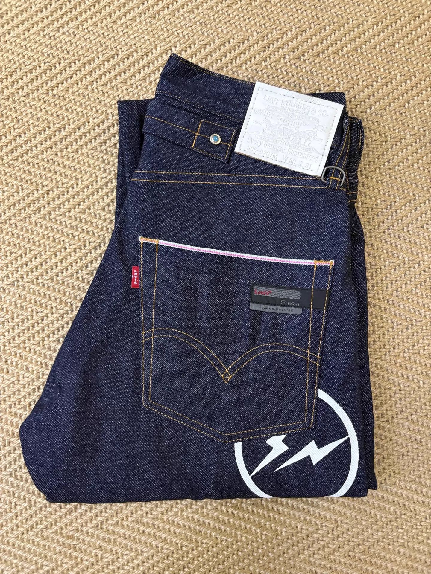 Fragment Design × Levi's Levis Fenom FM505 Turquoise Pack Denim