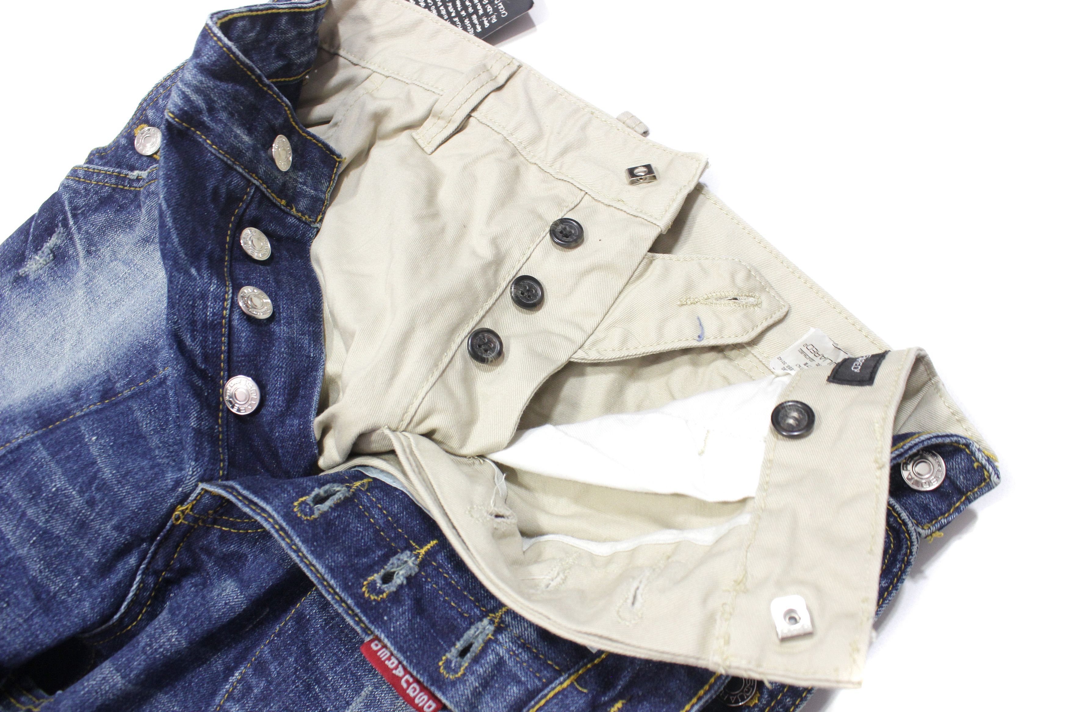 Dsquared2 Hybrid Double Layered Jeans With Tags Size US 34 / EU 50 - 5 Thumbnail