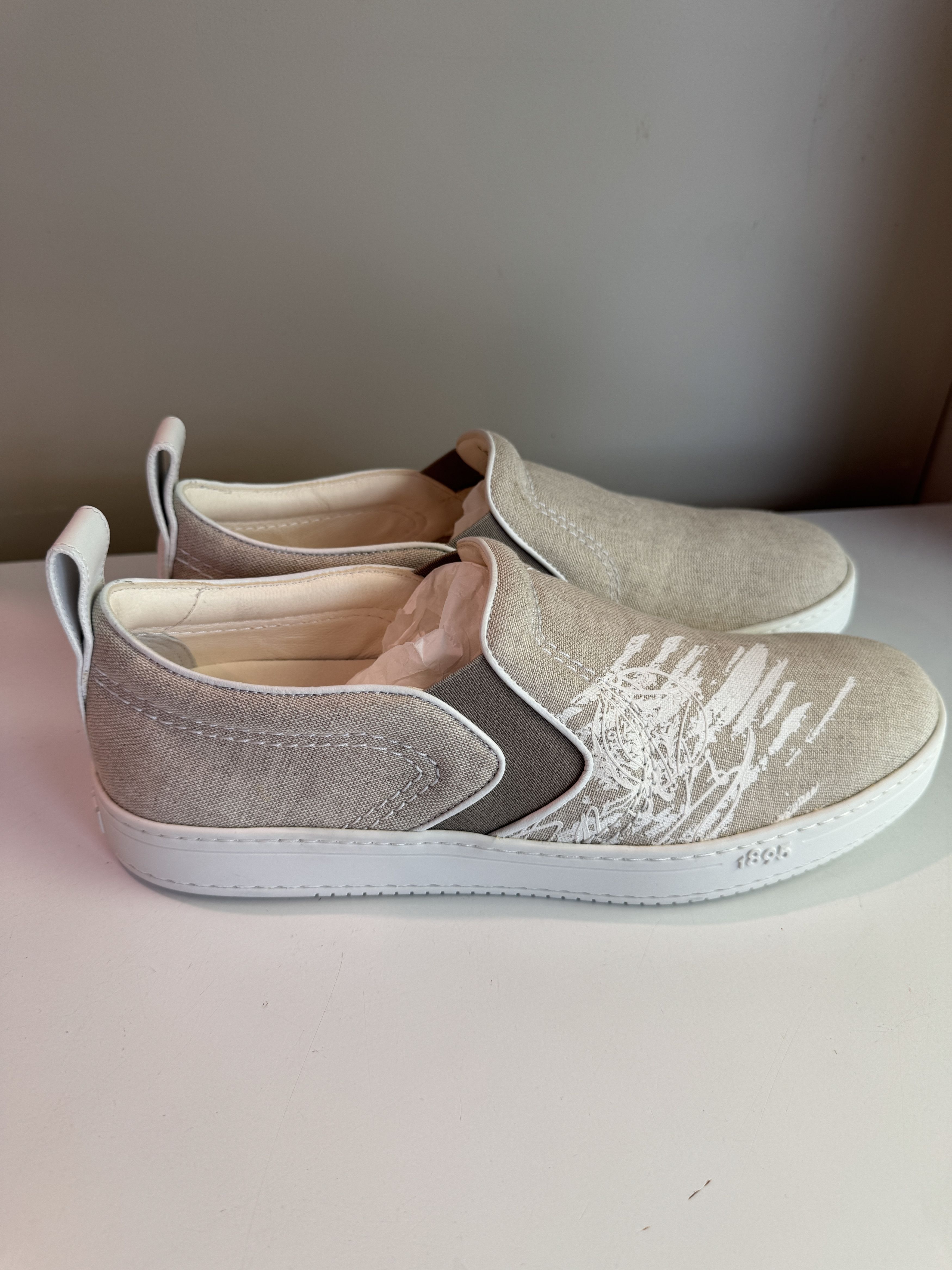 Berluti Berluti - Playtime Cotton Beige Low Top Sneakers Size US 9 / EU 42 - 3 Thumbnail
