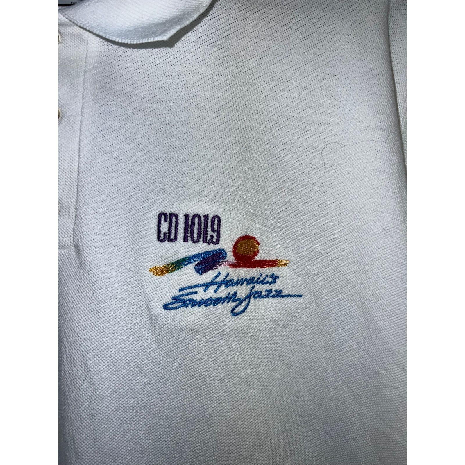 Anvil Vintage Hawaii Jazz Shirt Polo CD 101.9 Smooth Jazz Radio XL Size US XL / EU 56 / 4 - 3 Thumbnail