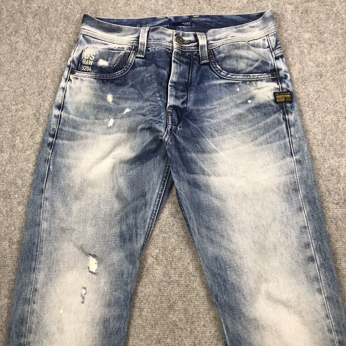 G-Star × Japanese Brand G STAR RAW DENIM BLUE FADED DENIM PANTS 144 Size US 30 / EU 46 - 8 Thumbnail