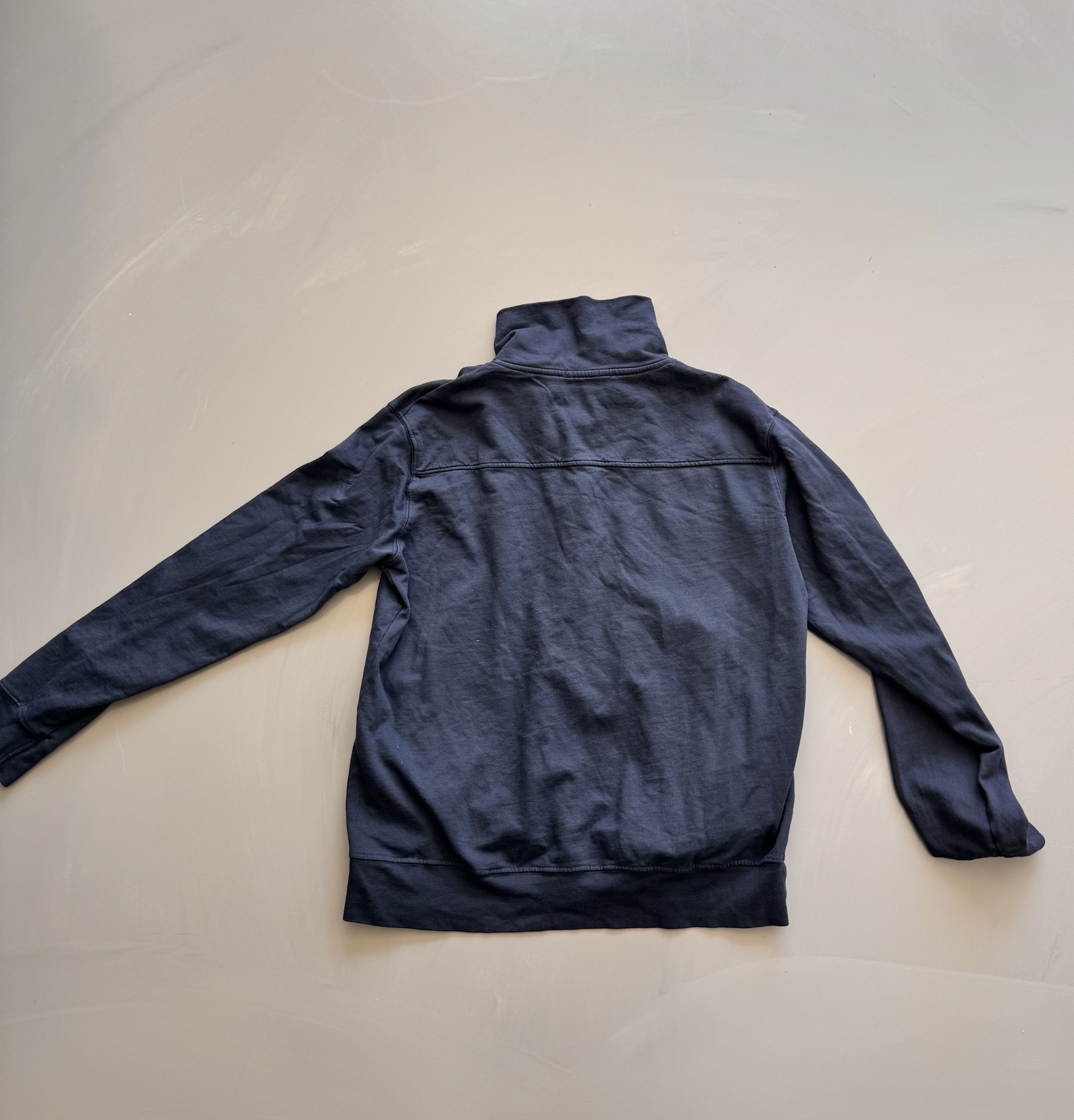 Other Shon Mott Blue Quarter-Zip Sweatshirt Size US M / EU 48-50 / 2 - 2 Thumbnail