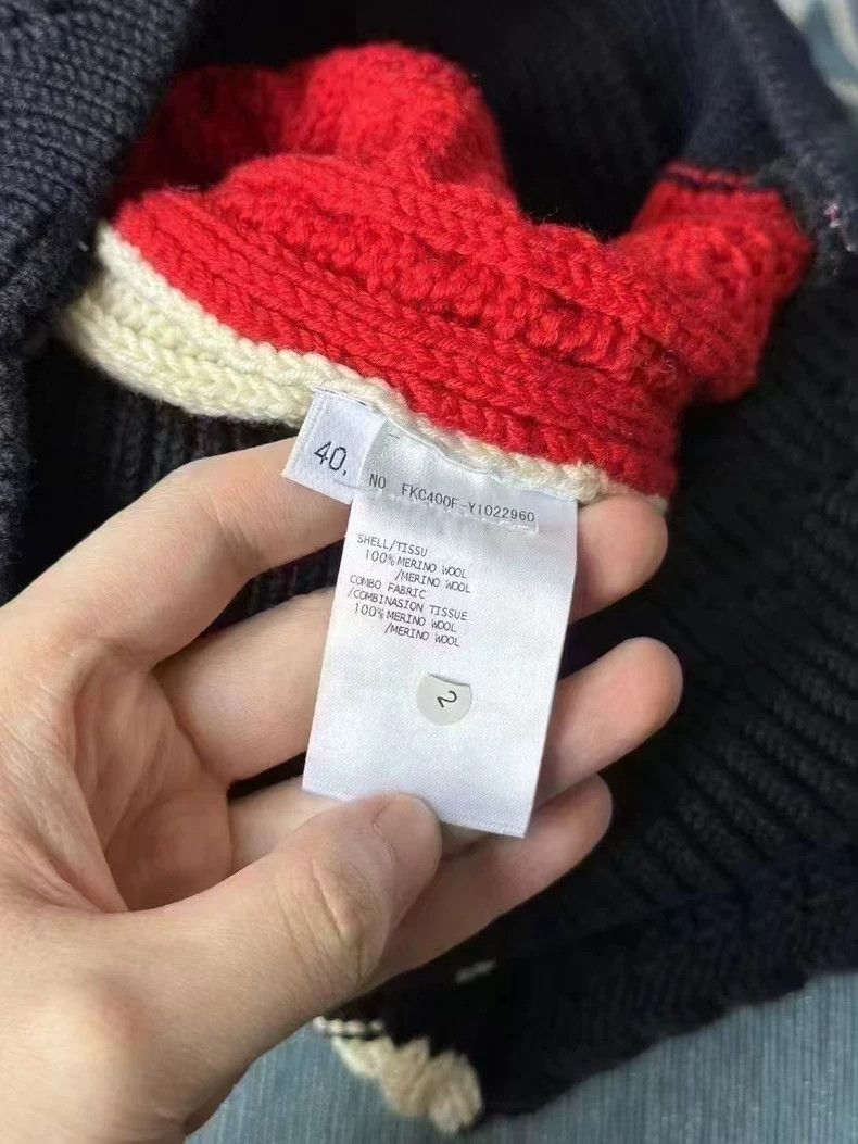 Thom Browne Thom Browne size40 Wool patchwork cardigan Size S / US 4 / IT 40 - 3 Thumbnail