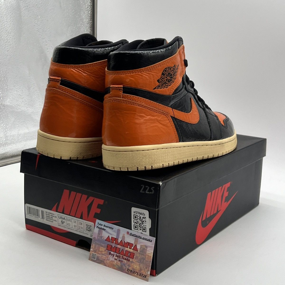 Nike Air Jordan 1 high shattered backboard 3.0 Size US 9.5 / EU 42-43 - 5 Thumbnail