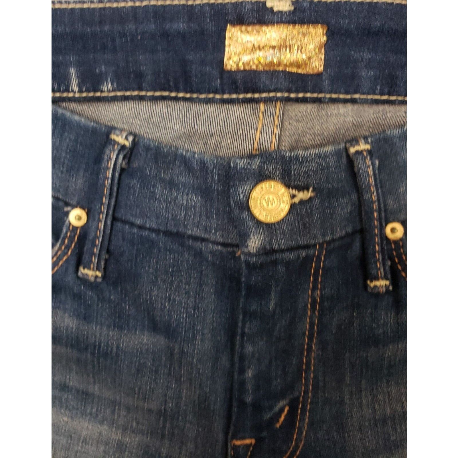MOTHER MOTHER Looker Ankle Fray in Wicked Games Wash Denim 25/27 Size 25" / US 0 / IT 36 - 8 Thumbnail