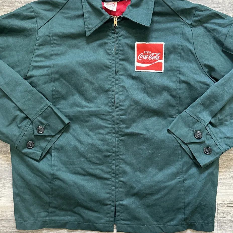 Coca Cola Vintage 50s Unitog Coca-Cola Work Jacket Size 40 Size US M / EU 48-50 / 2 - 2 Thumbnail