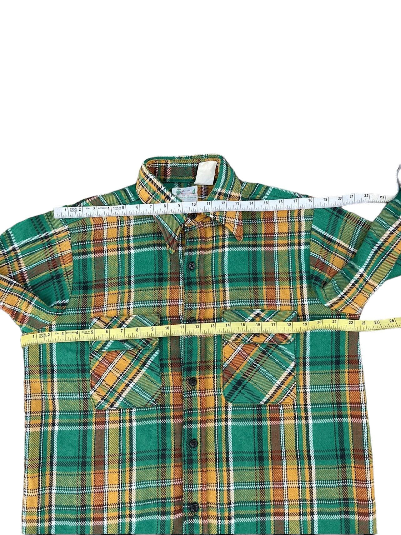 FiveBrother Vintage 60s Five Brother Double Pocket Checks Flannel Shirt Size US M / EU 48-50 / 2 - 3 Thumbnail