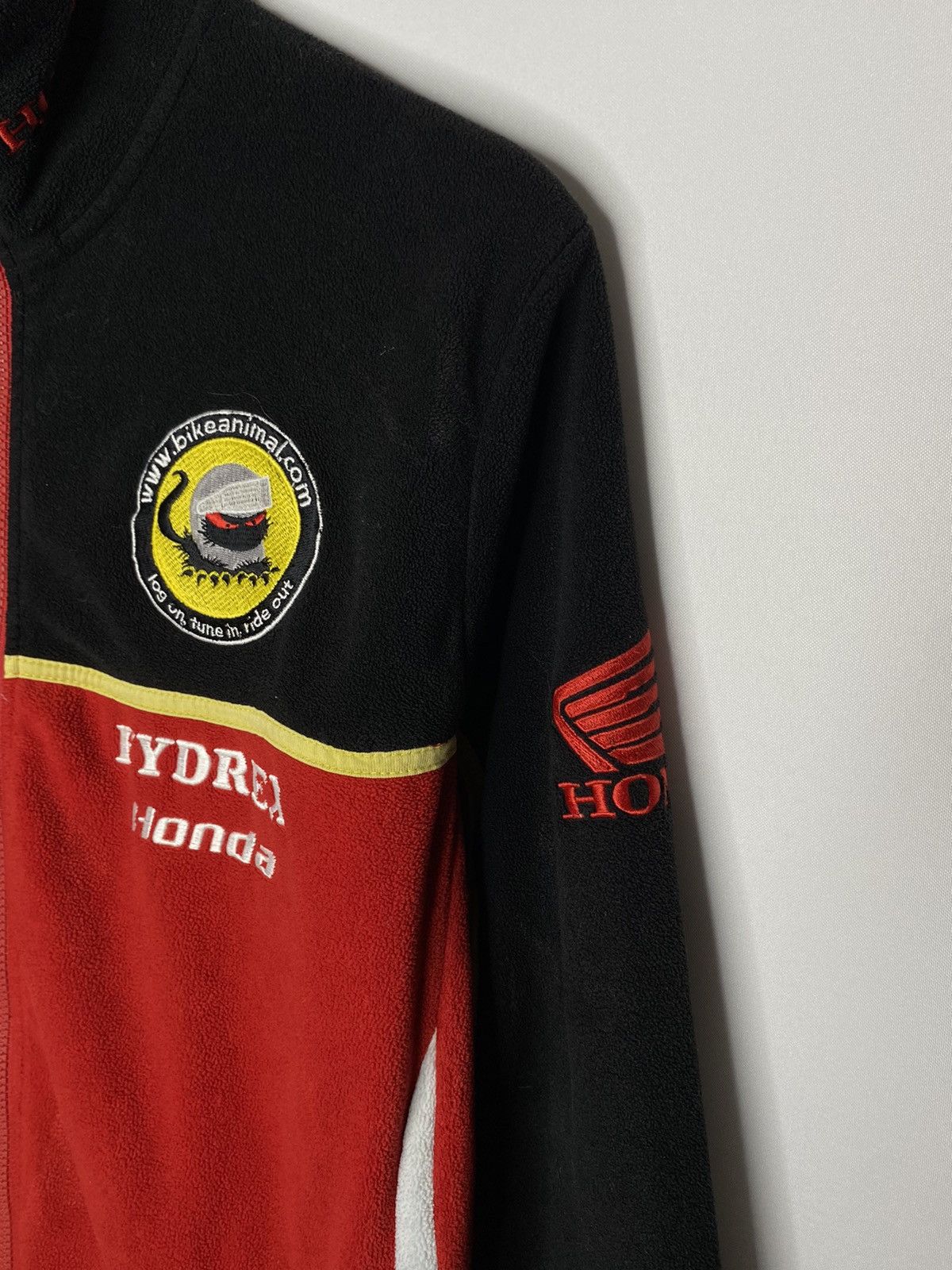 🔥 Honda HYDREX Biker Full Zip Fleece Jacket F1 Team 🔥