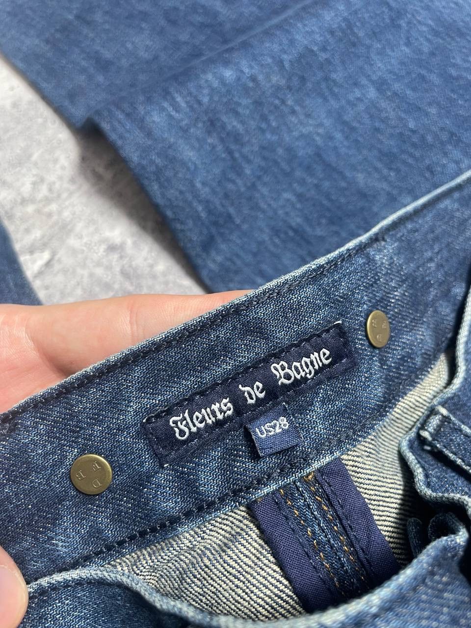 Japanese Brand Fleurs De Bagne Engineered Vibe Selvedge Denim Jeans Y2K Size US 28 / EU 44 - 9 Thumbnail
