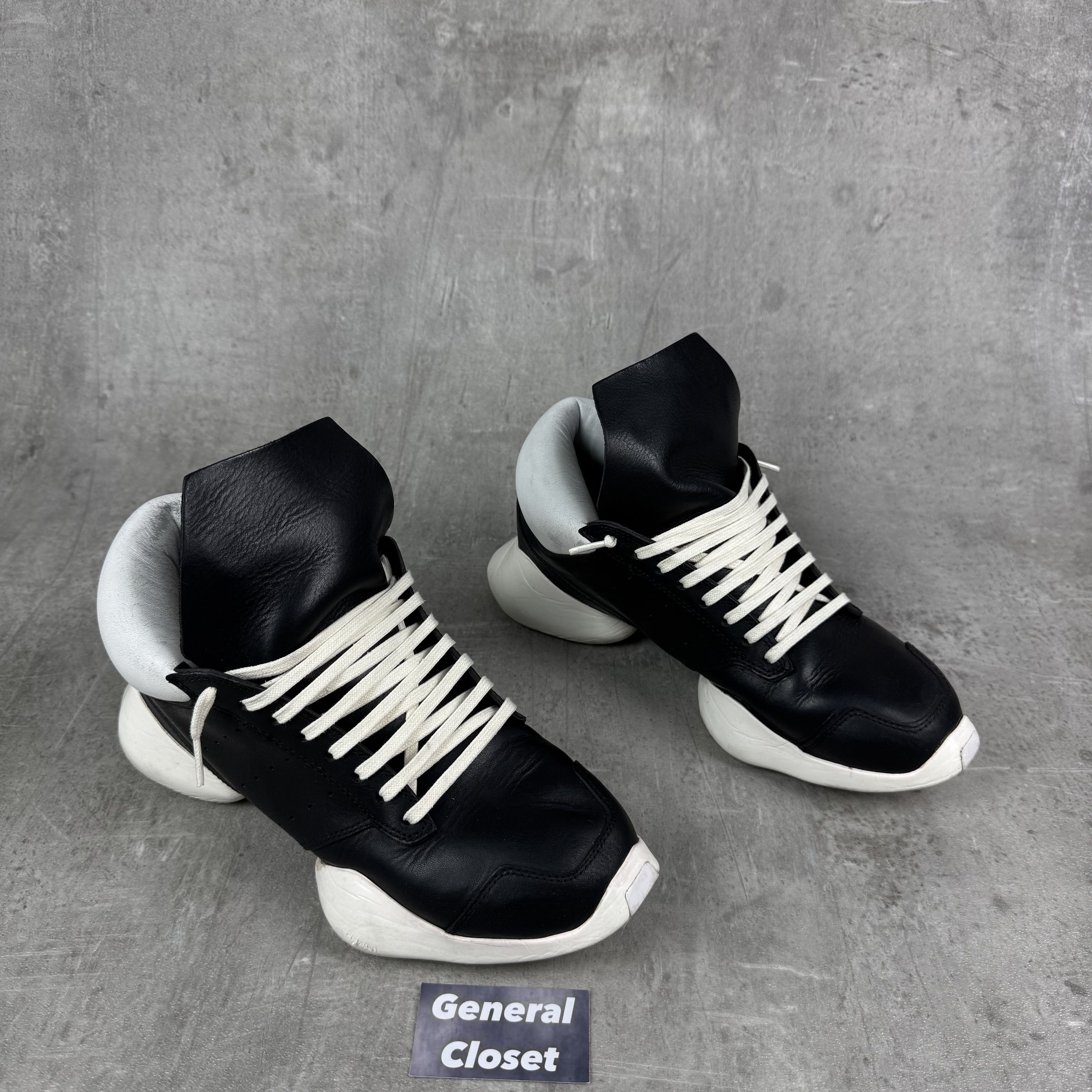 Adidas × Rick Owens RICK OWENS x ADIDAS Runners Sneakers Size US 8 / EU 41 - 2 Thumbnail
