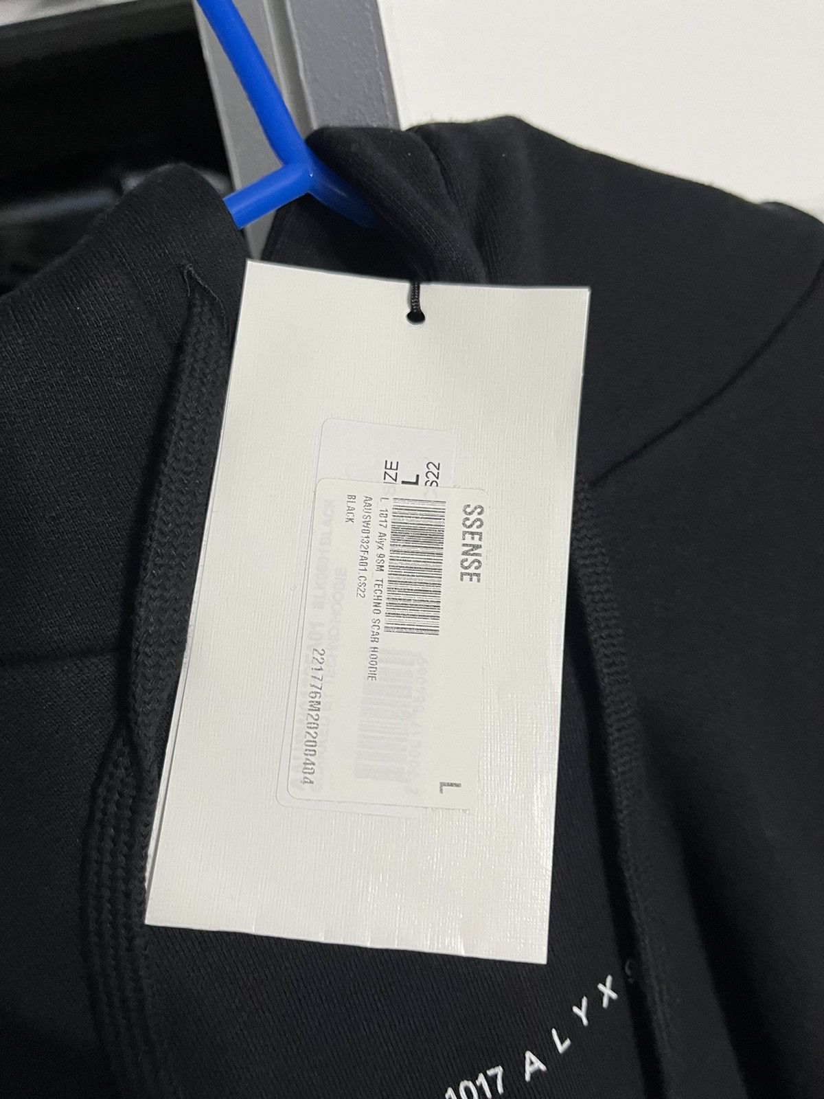 1017 ALYX 9SM 1017 Blacked Scarred by Techno Hoodie size L Size US L / EU 52-54 / 3 - 2 Thumbnail
