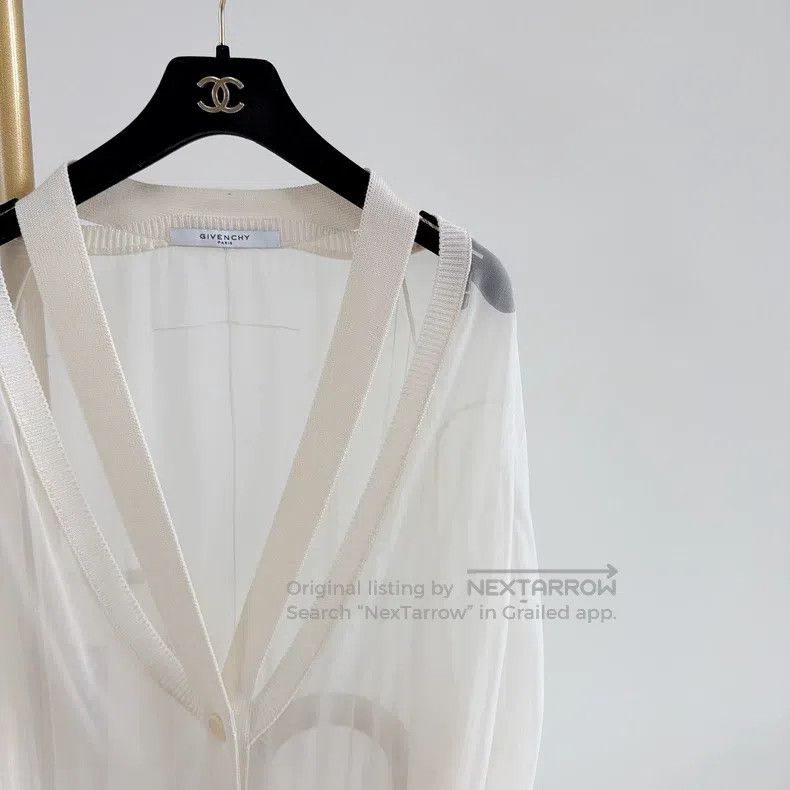 Givenchy Givenchy V-Neck Lace Cardigan Size XS / US 0-2 / IT 36-38 - 3 Thumbnail