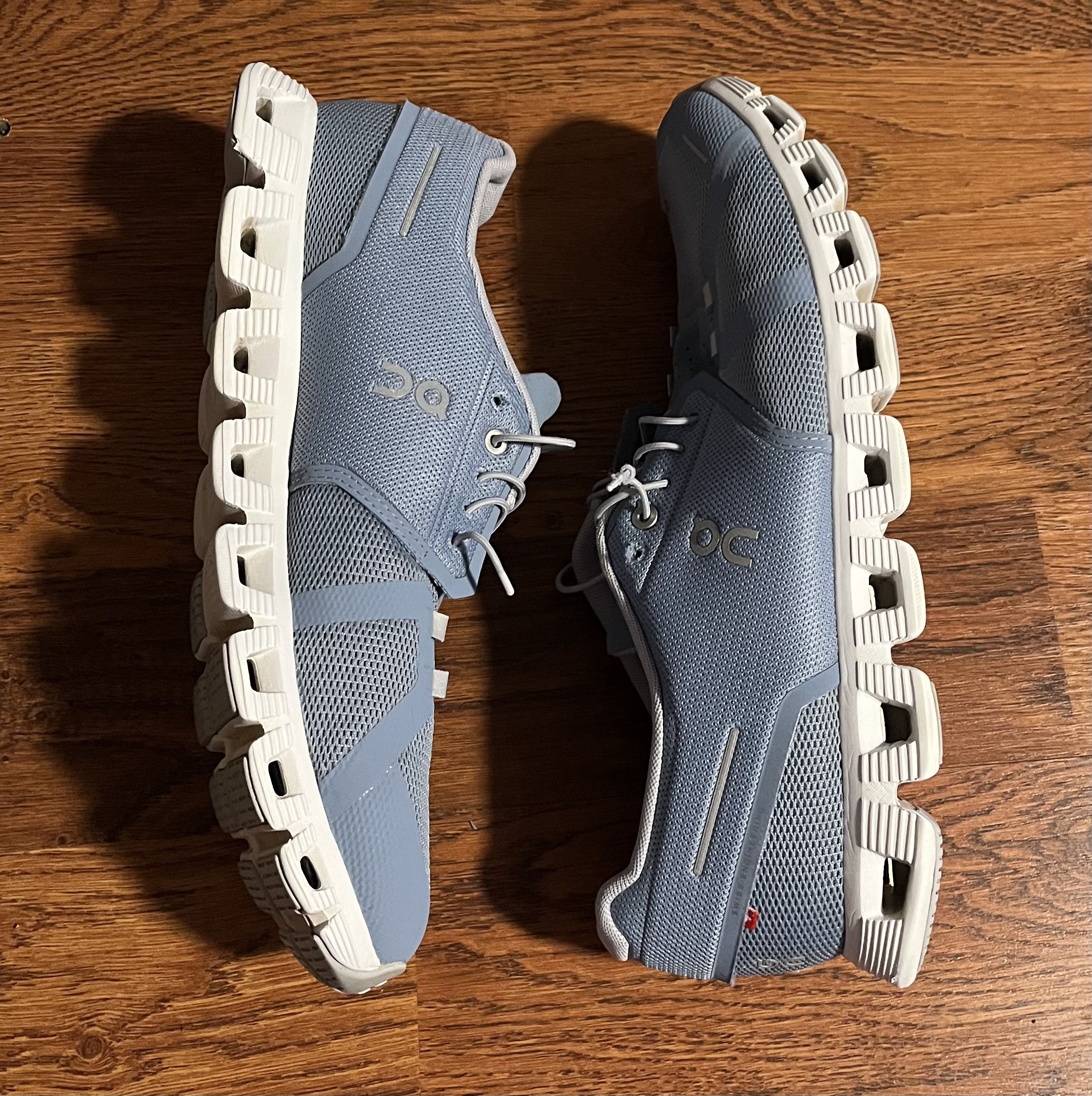 Other On Cloud 5 Running Shoes Blue White Size US 13 / EU 46 - 2 Thumbnail
