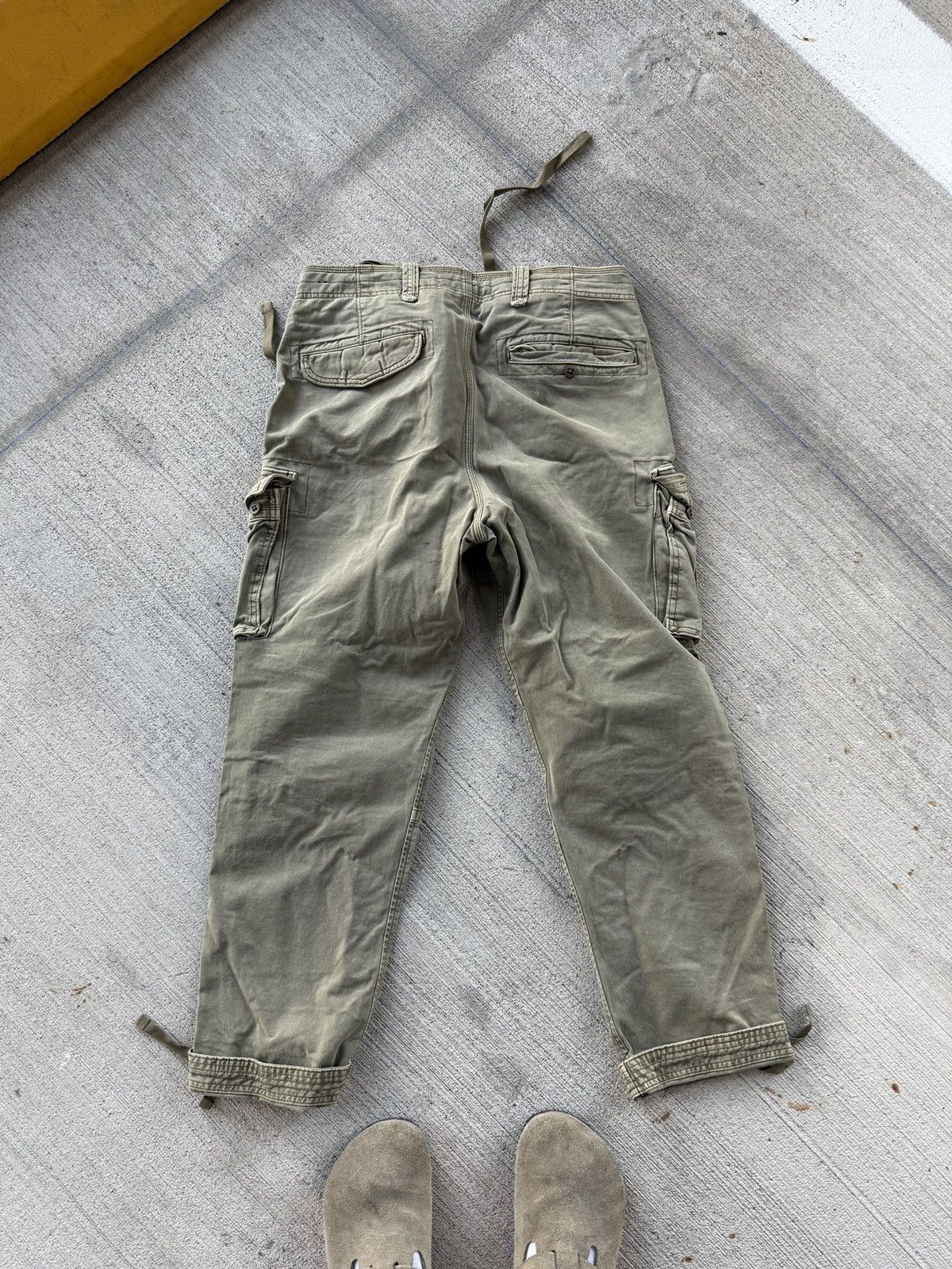 Abercrombie & Fitch Military tan quality cargo pant Size US 34 / EU 50 - 7 Thumbnail