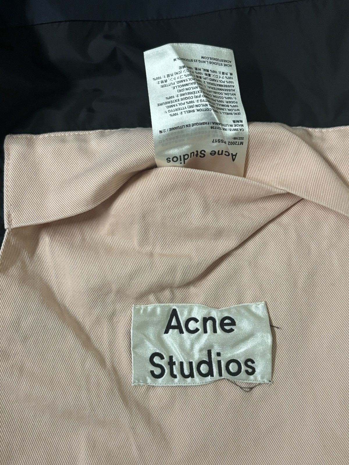 Acne Studios Acne Studios MT2002 Men's Jacket in Pink Nylon Size US XL / EU 56 / 4 - 3 Thumbnail