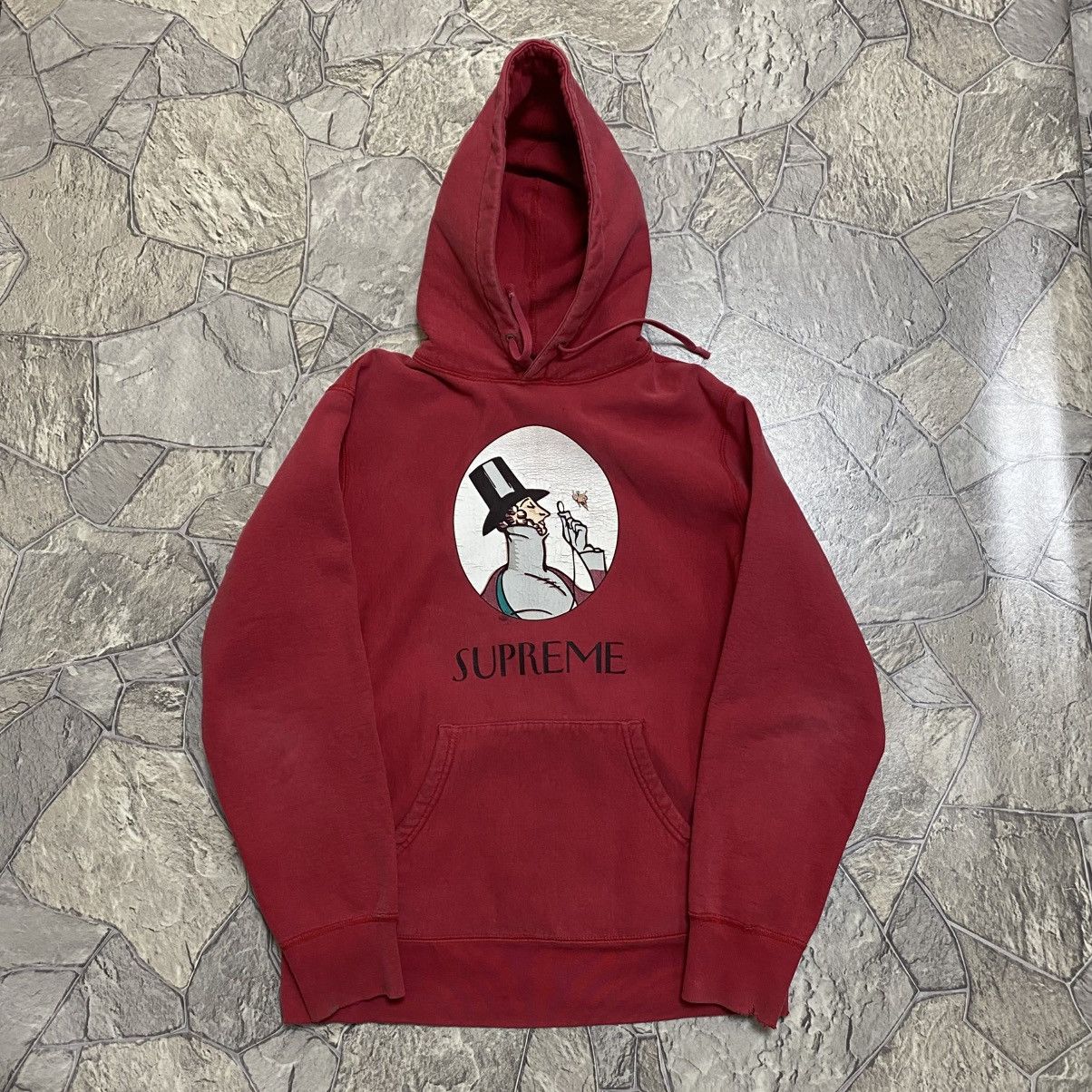 Supreme Hoodie Big Logo Red