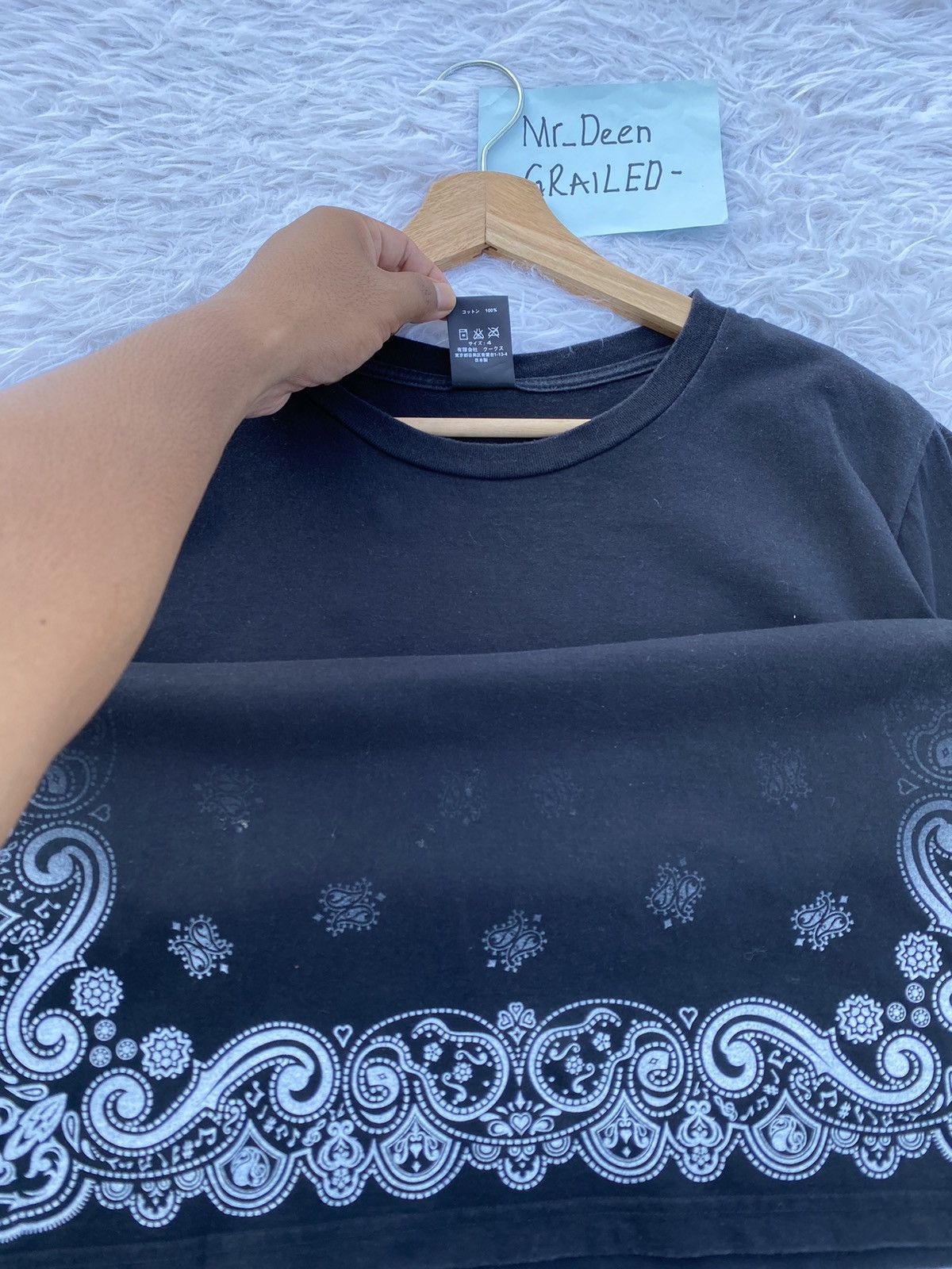 Number (N)ine Rare Number Nine The SOLOIST Rare Paisley Print Tshirt Size US L / EU 52-54 / 3 - 13 Thumbnail