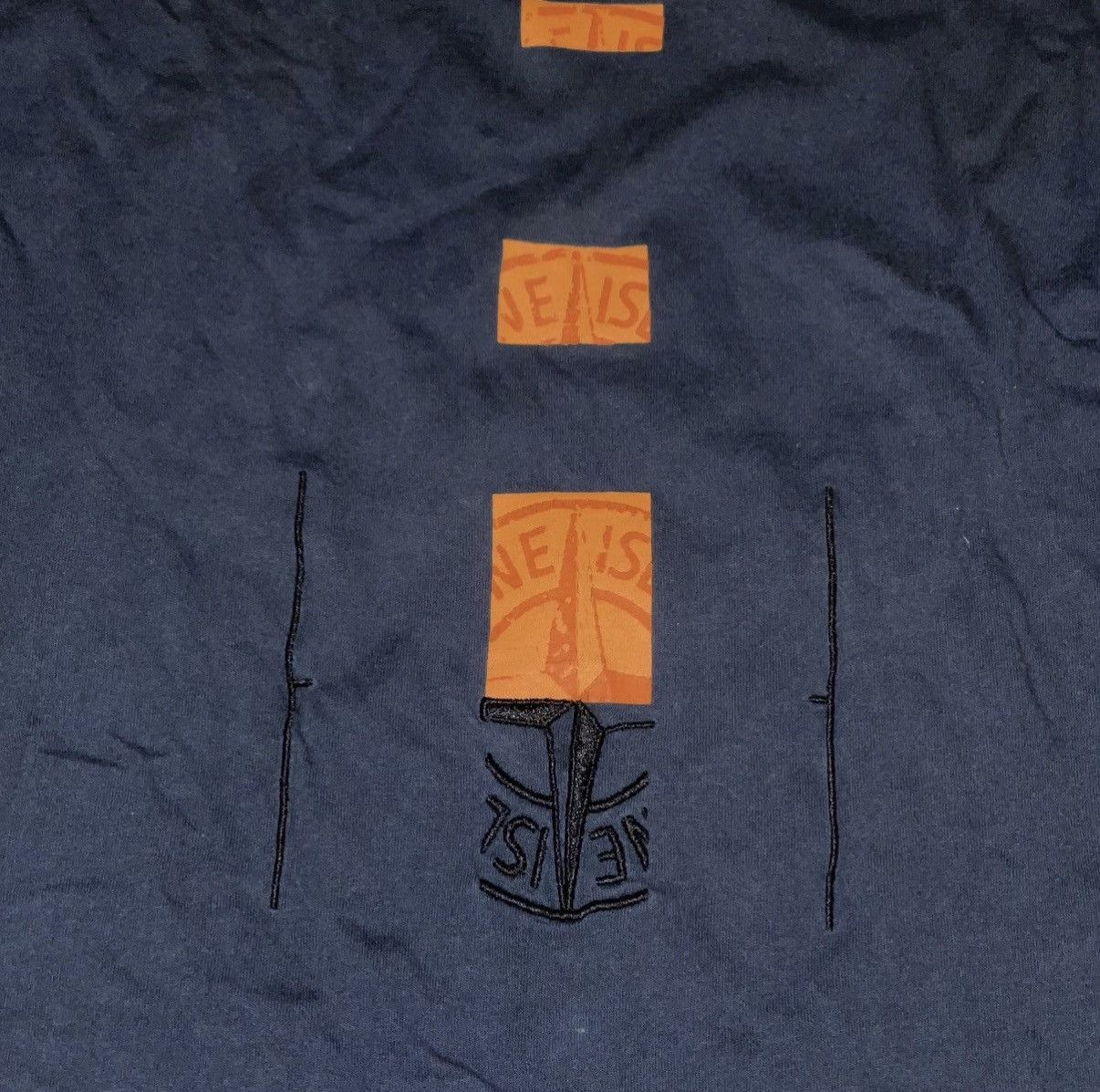 Stone Island Stone Island 2020 Graphic Spellout Longsleeve Shirt Size US L / EU 52-54 / 3 - 3 Thumbnail