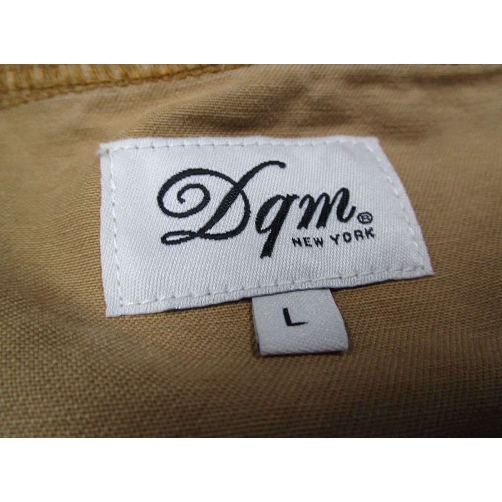 Etro DQM New York Button Up Shirt Mens Large Beige Short Sleeve Cotton Twill Retro Mens Size US L / EU 52-54 / 3 - 2 Thumbnail