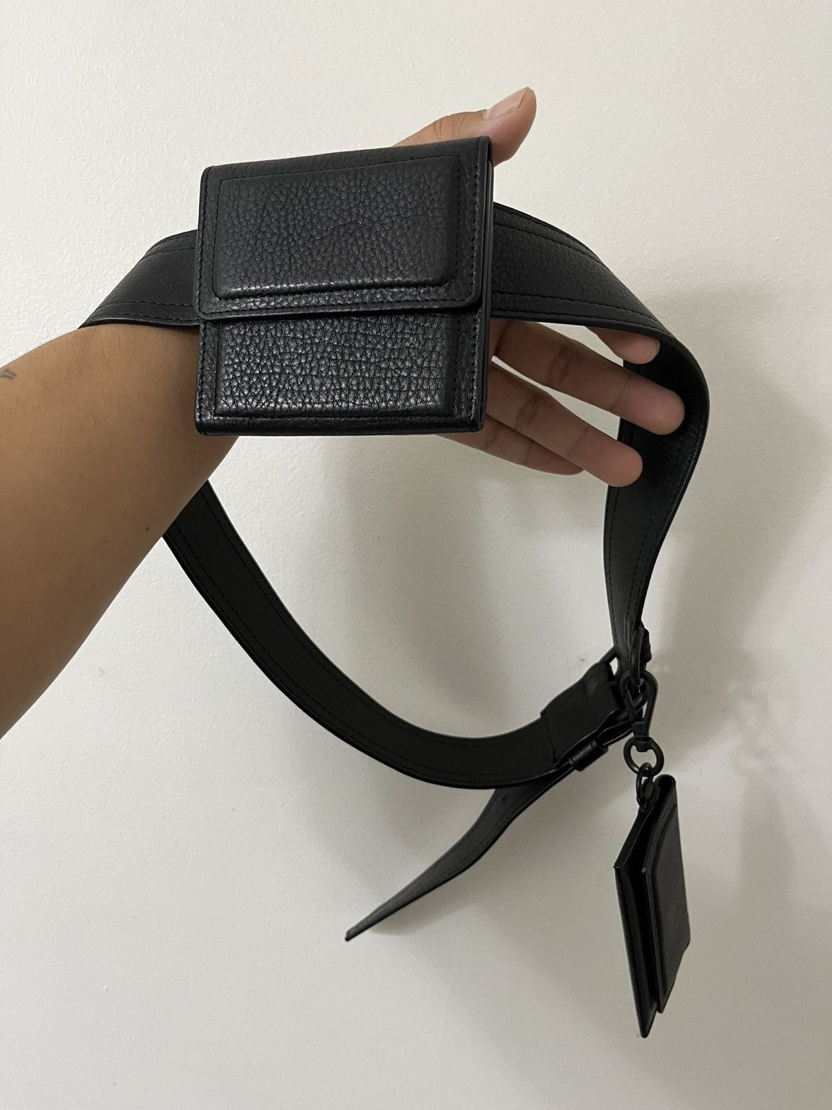 Dries Van Noten Dries Van Noten Leather Wallet Belt Size 30 - 1 Thumbnail