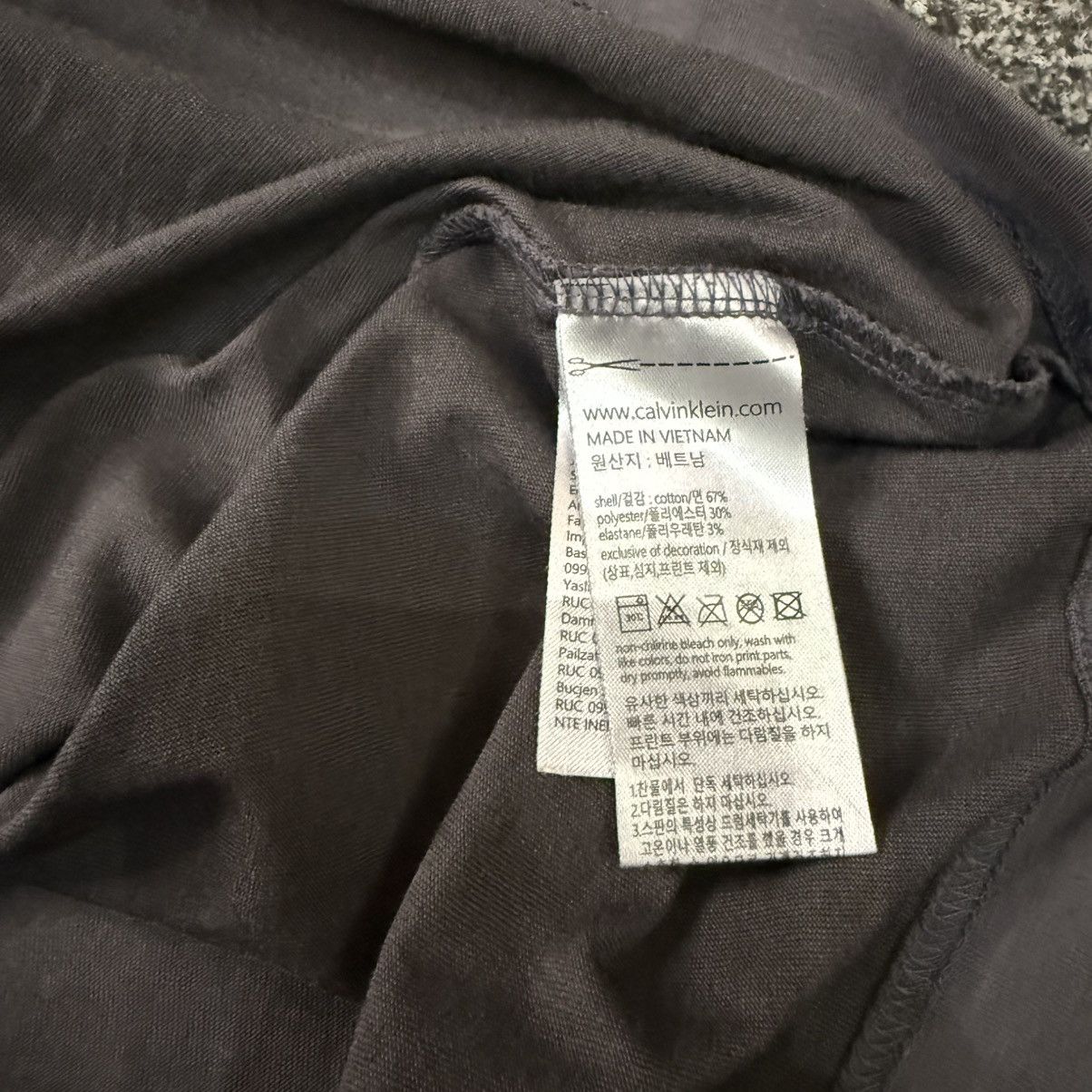 Calvin Klein 205W39NYC Archive Calvin Klein Basic Faded DistressedTee Size US XL / EU 56 / 4 - 7 Thumbnail