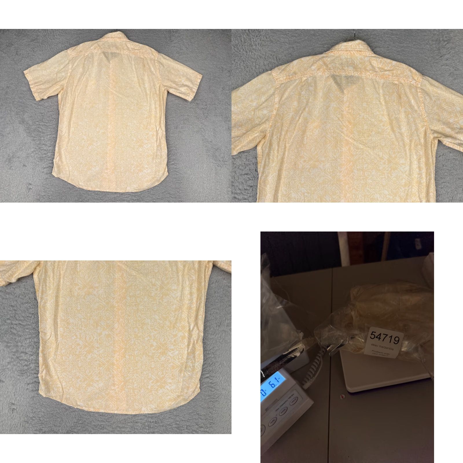 Eddie Bauer Eddie Bauer Shirt Men Small Yellow Floral Linen Blend Pocket Hawaiian Button Up Size US S / EU 44-46 / 1 - 9 Thumbnail