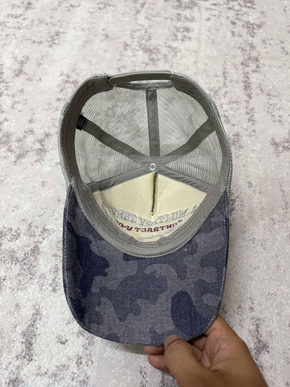 Vintage U.S MILITARY SERVICE MADISON AVE TRUCKER SNAPBACK CAP Size ONE SIZE - 8 Thumbnail