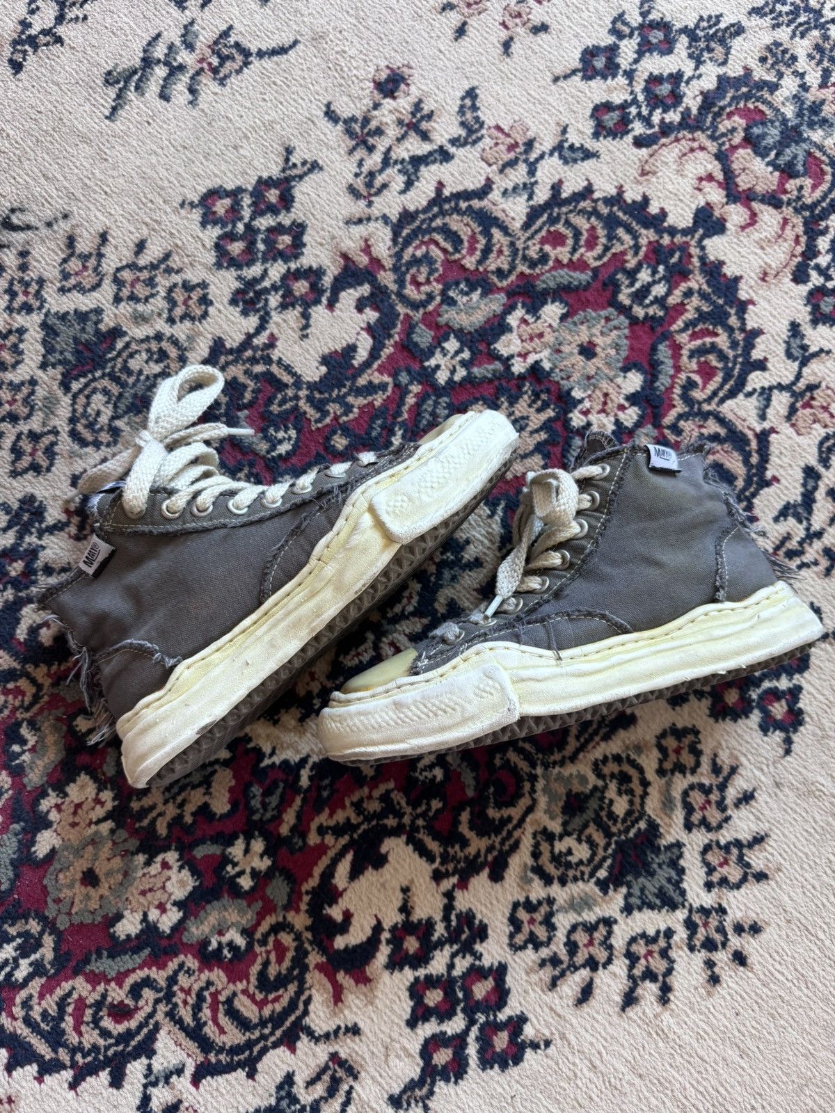 Maison MIHARA YASUHIRO (Over dyed ) Maison Mihara Yasuhiro Hi- Top Size US 9 / EU 42 - 2 Thumbnail