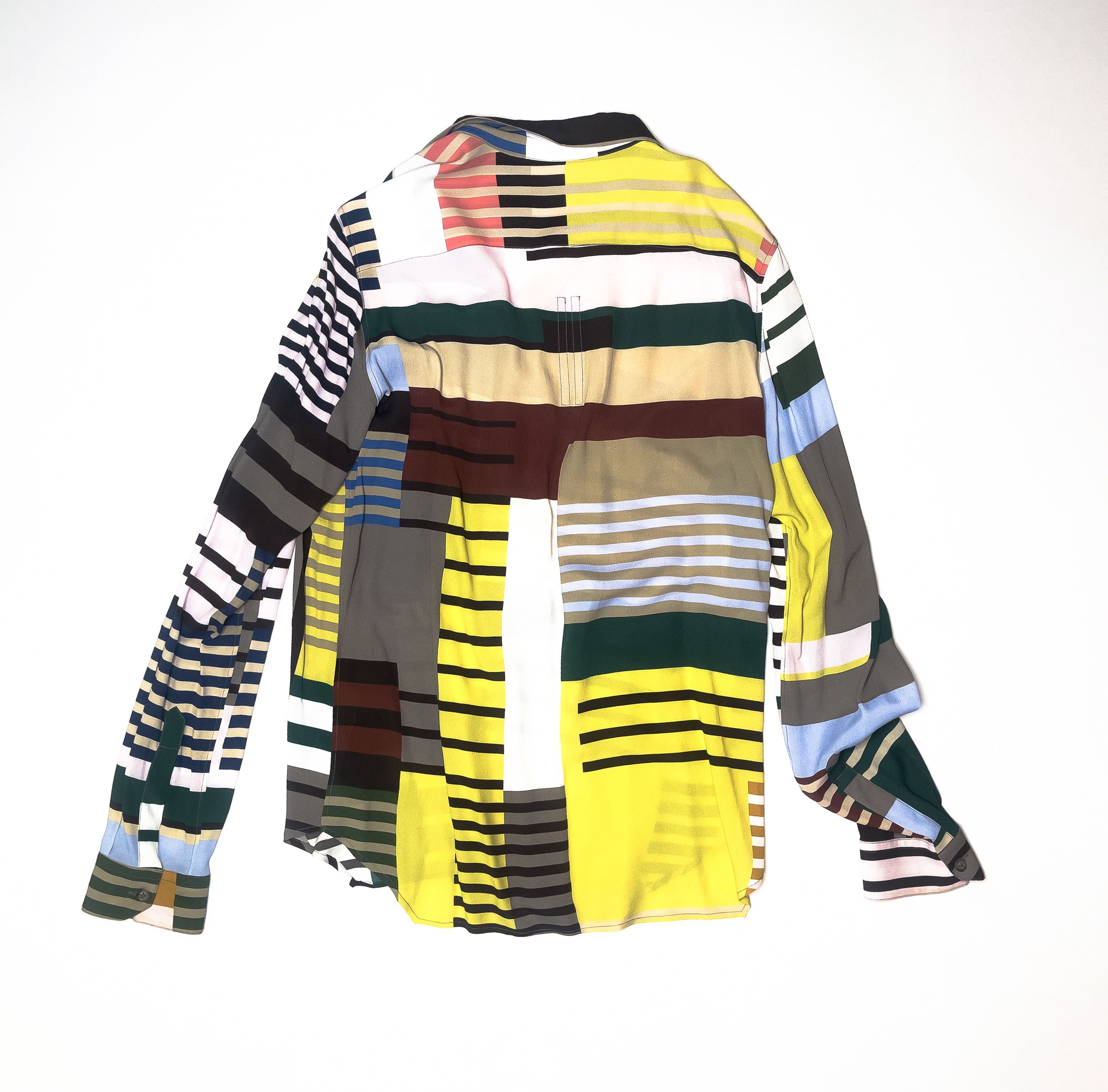 Rick Owens Rick Owens Uxmal Stripe Printed Shirt from Tecuatl SS2020 Size US L / EU 52-54 / 3 - 2 Thumbnail