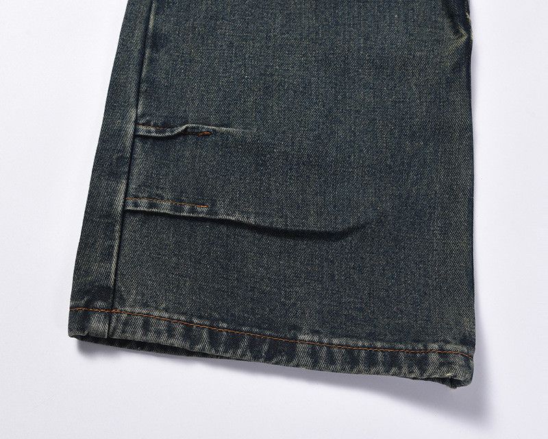 Vintage American retro gradient vibe distressed flared jeans Size US 32 / EU 48 - 5 Thumbnail