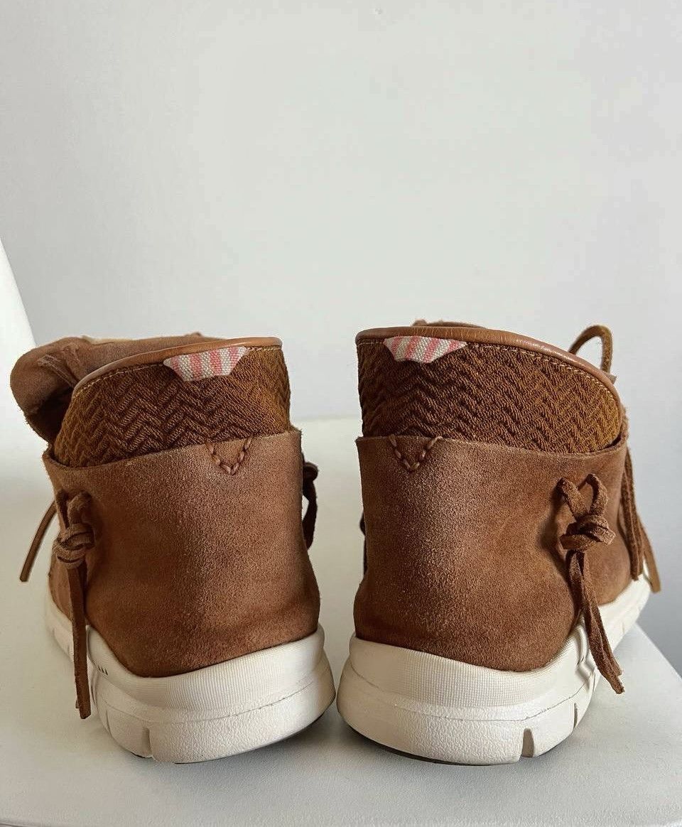 Visvim Ute Moc Trainer Hi-Folk in Brown Suede