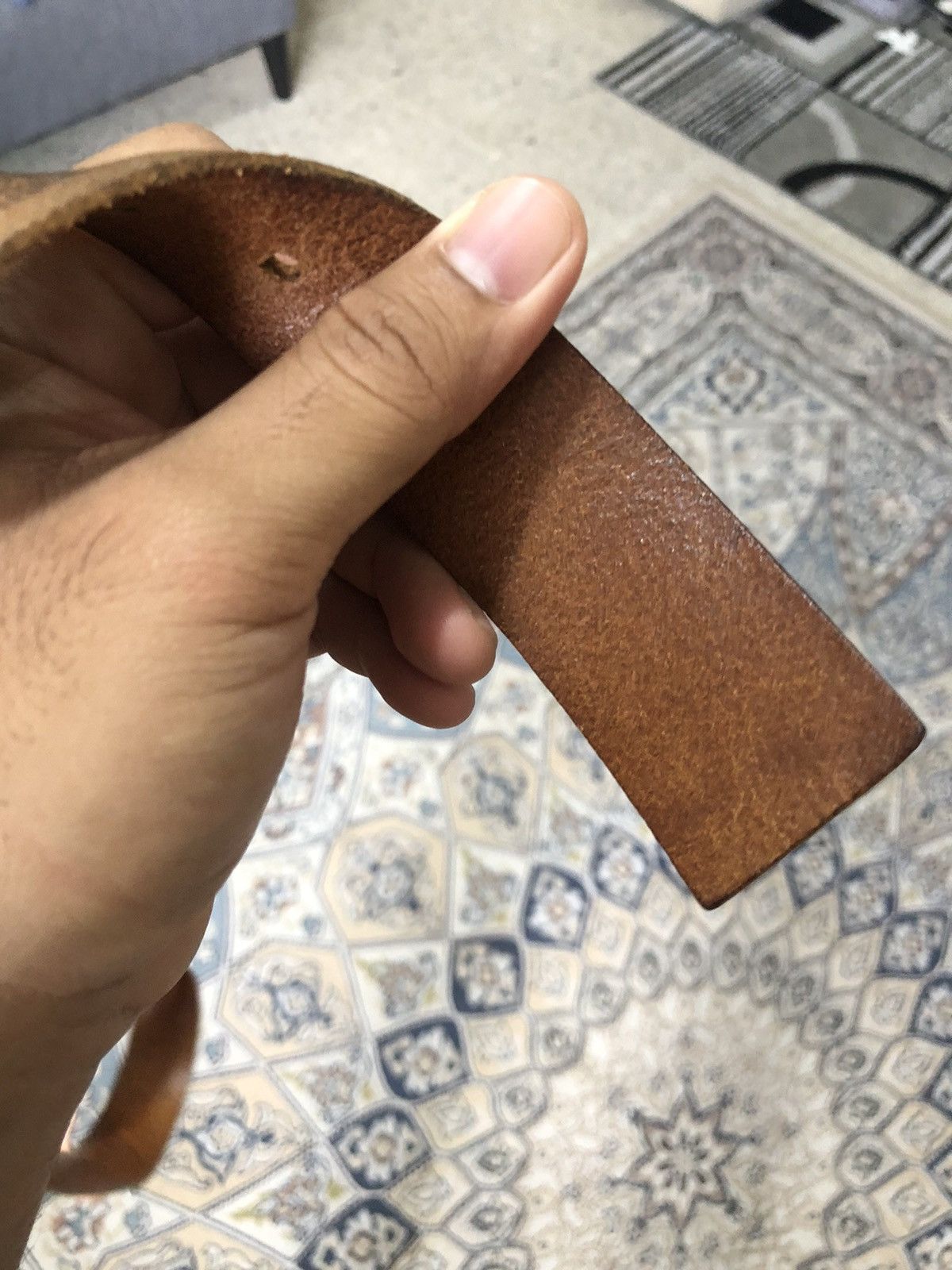 Jil Sander Vintage Jil Sander Brown Leather Belt Size ONE SIZE - 10 Thumbnail