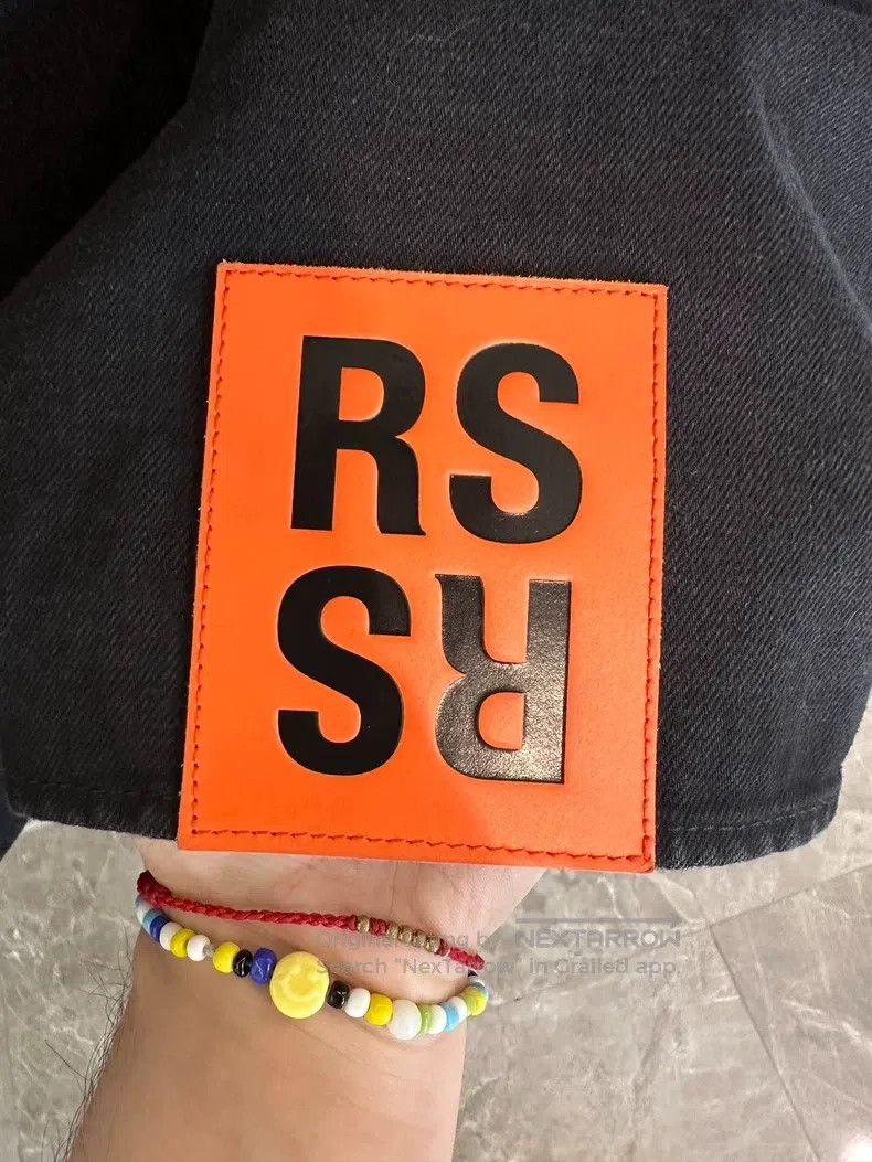 Raf Simons Raf Simons 18aw post leather ultra-shouette denim shirt Size US S / EU 44-46 / 1 - 7 Thumbnail
