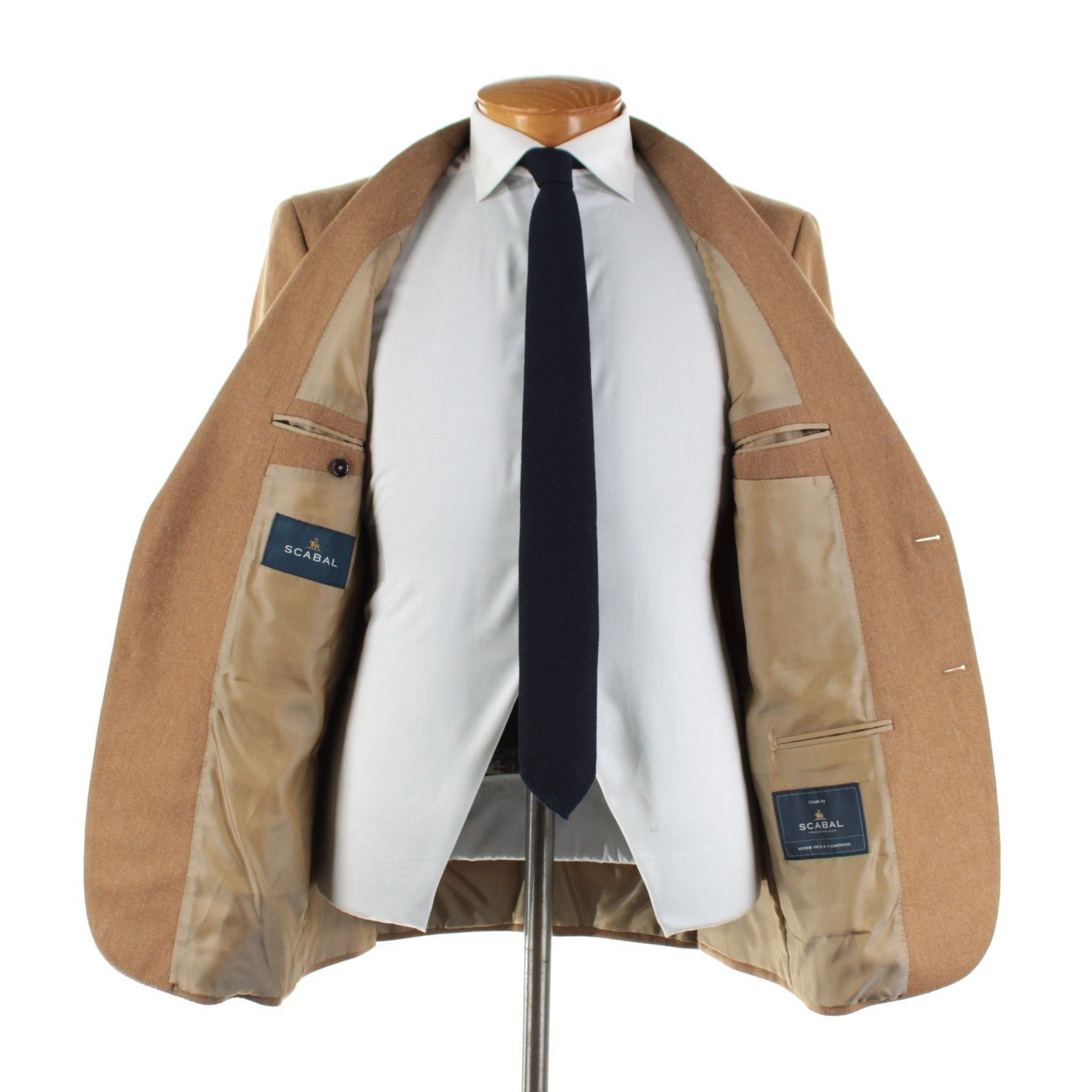 SCABAL Scabal Sport Coat Size 40 Regular US in Beige Size 40R - 6 Thumbnail