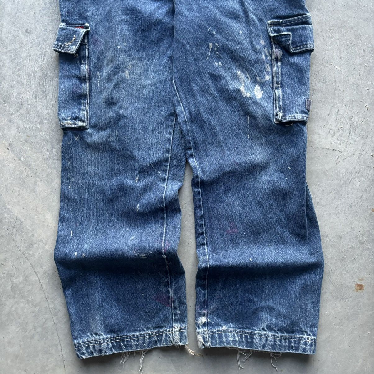 JNCO × Southpole × Vintage Vintage Y2k Baggy Solo Denim Cargo Jeans Size US 34 / EU 50 - 5 Thumbnail