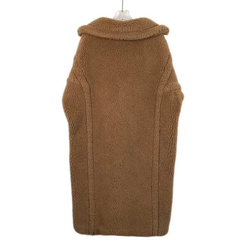 Max Mara Max Mara Teddy brown teddy camel-fleece lapel double-breas Size S / US 4 / IT 40 - 2 Thumbnail