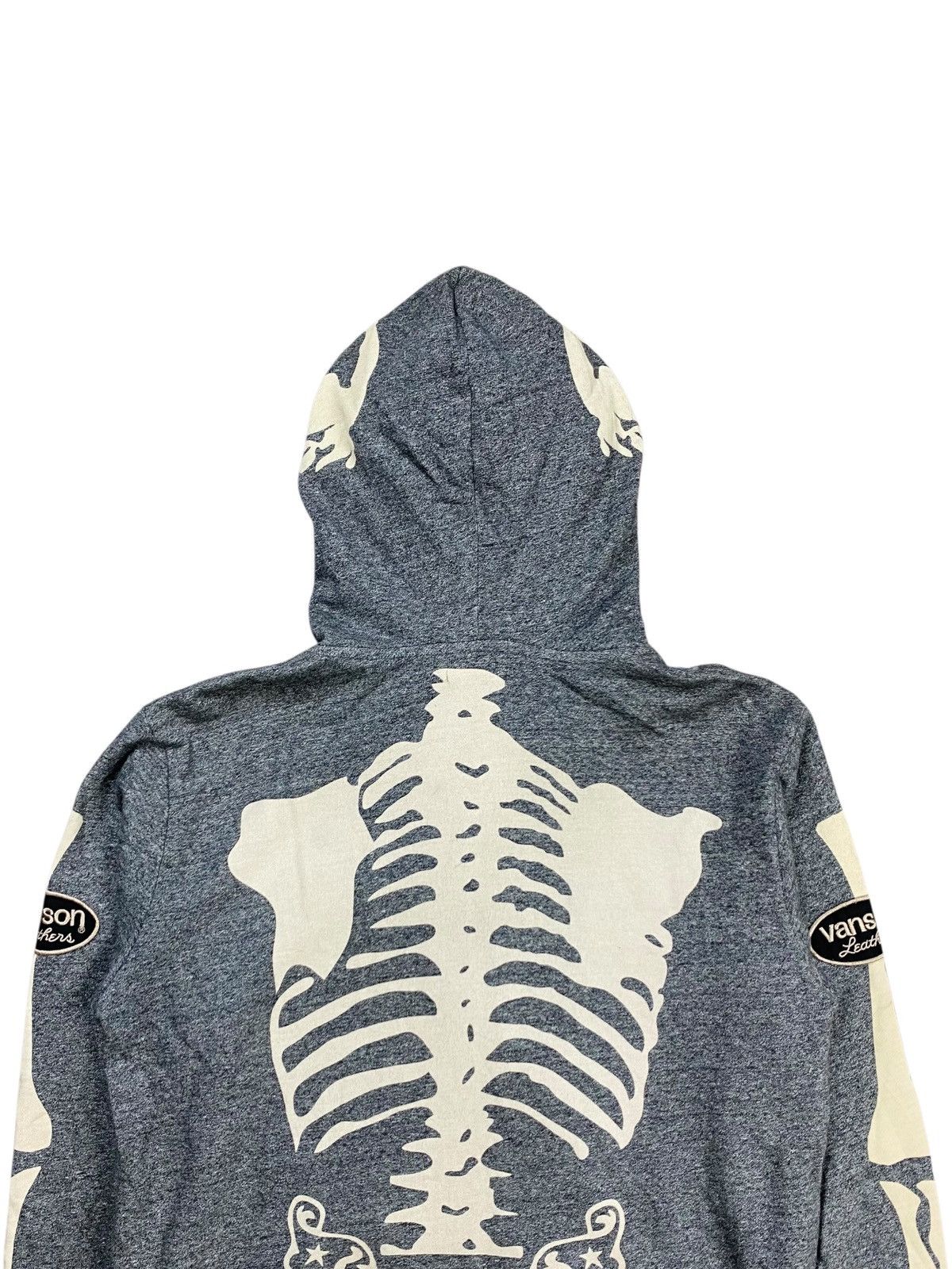Vanson Leathers 2000s Vanson - Archive Masked Skeleton Zip Hoodie Size US XL / EU 56 / 4 - 9 Thumbnail