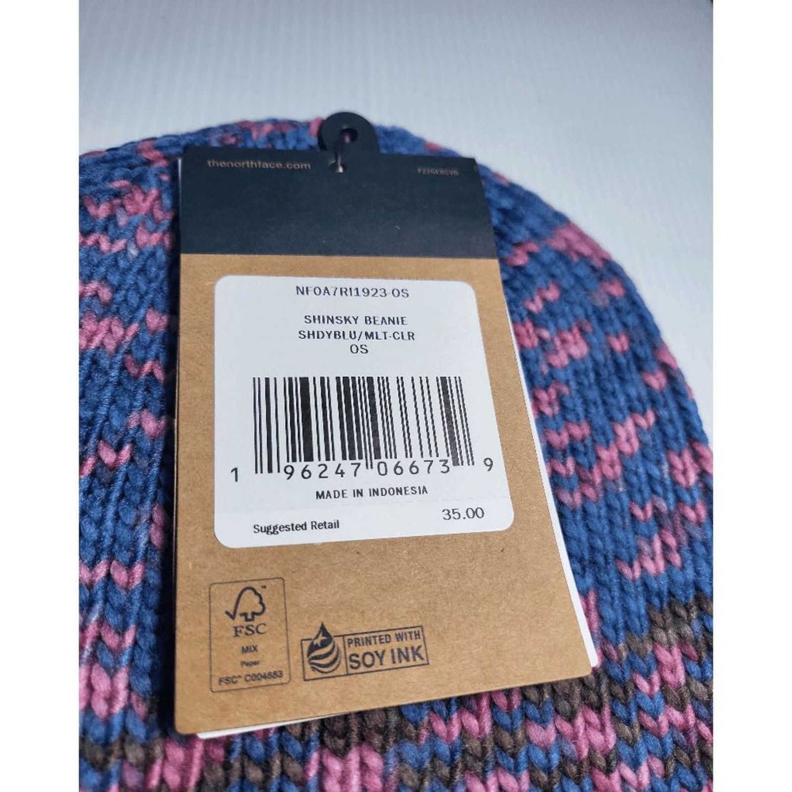 The North Face NWT THE NORTH FACE Crochet Shinsky Slouchy Beanie Size ONE SIZE - 4 Thumbnail
