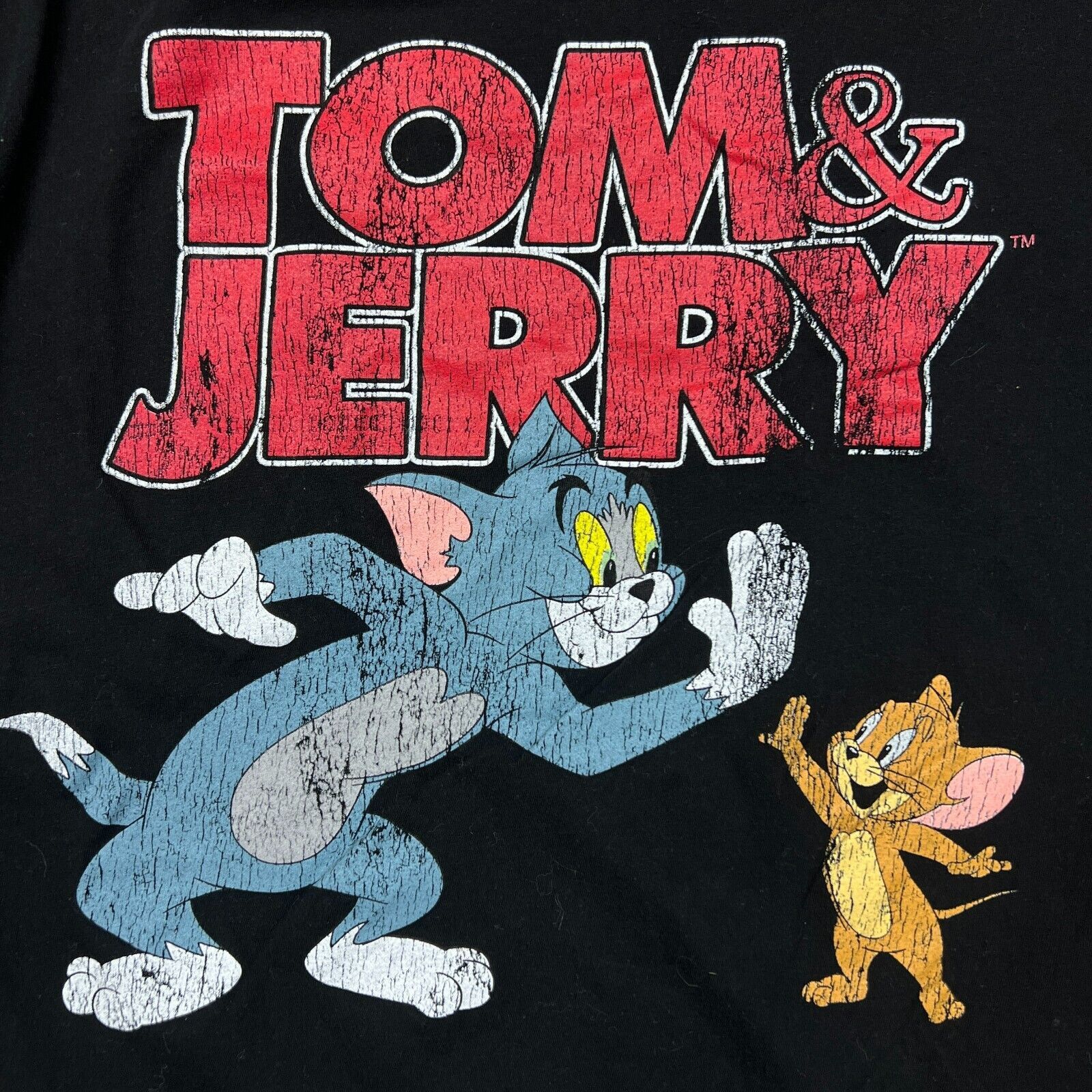 Cartoon Network × Vintage Tom & Jerry T Shirt Medium Graphic Cartoon Short Sleeve Tee Size US M / EU 48-50 / 2 - 2 Thumbnail