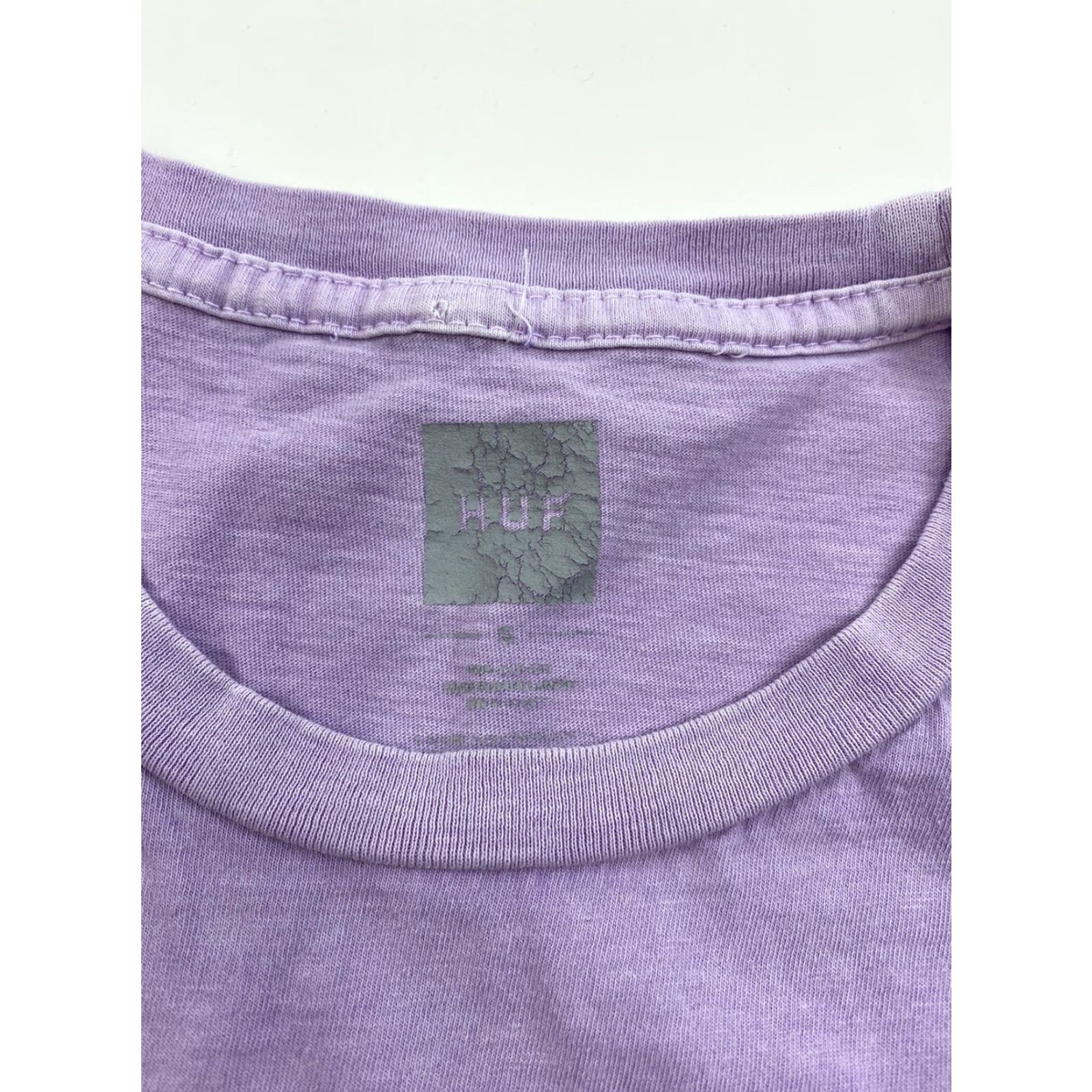 Huf Huf T Shirt Women’s Small Purple Logo Size S / US 4 / IT 40 - 3 Thumbnail