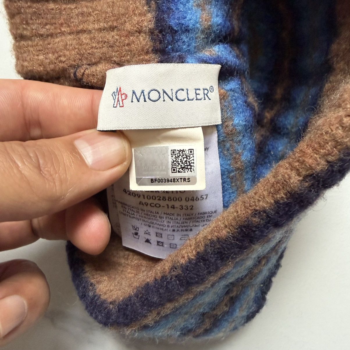 Moncler Moncler Berretto Wool Beanie Size ONE SIZE - 6 Thumbnail