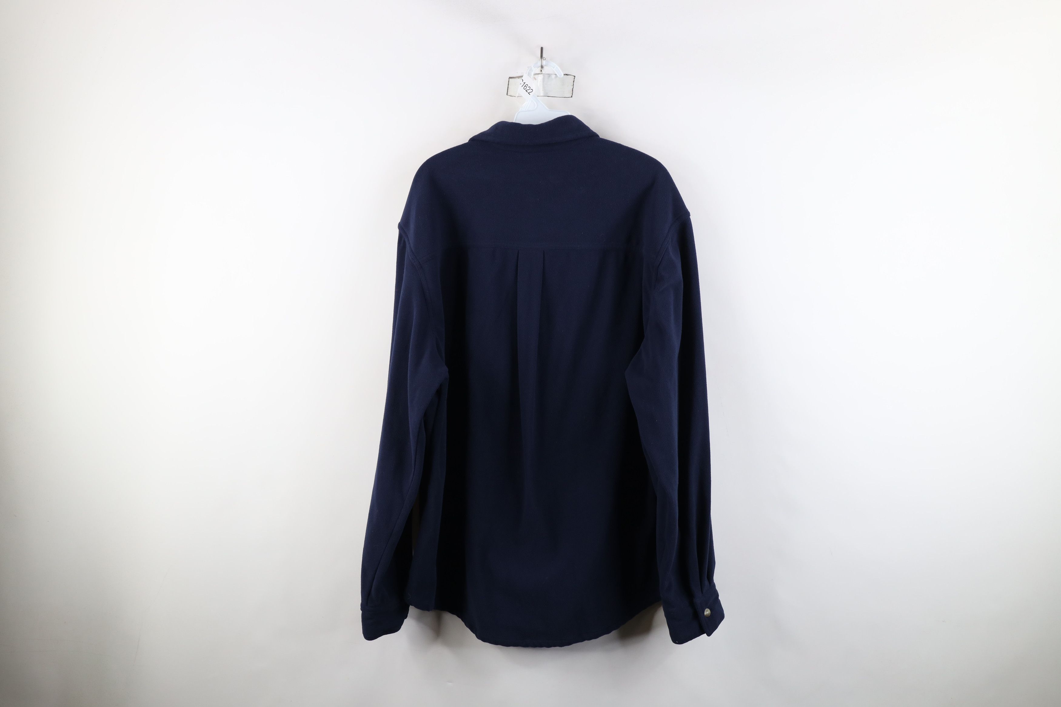 Vintage Vintage 90s Streetwear Baggy Fleece Collared Button Shirt Size US L / EU 52-54 / 3 - 8 Thumbnail