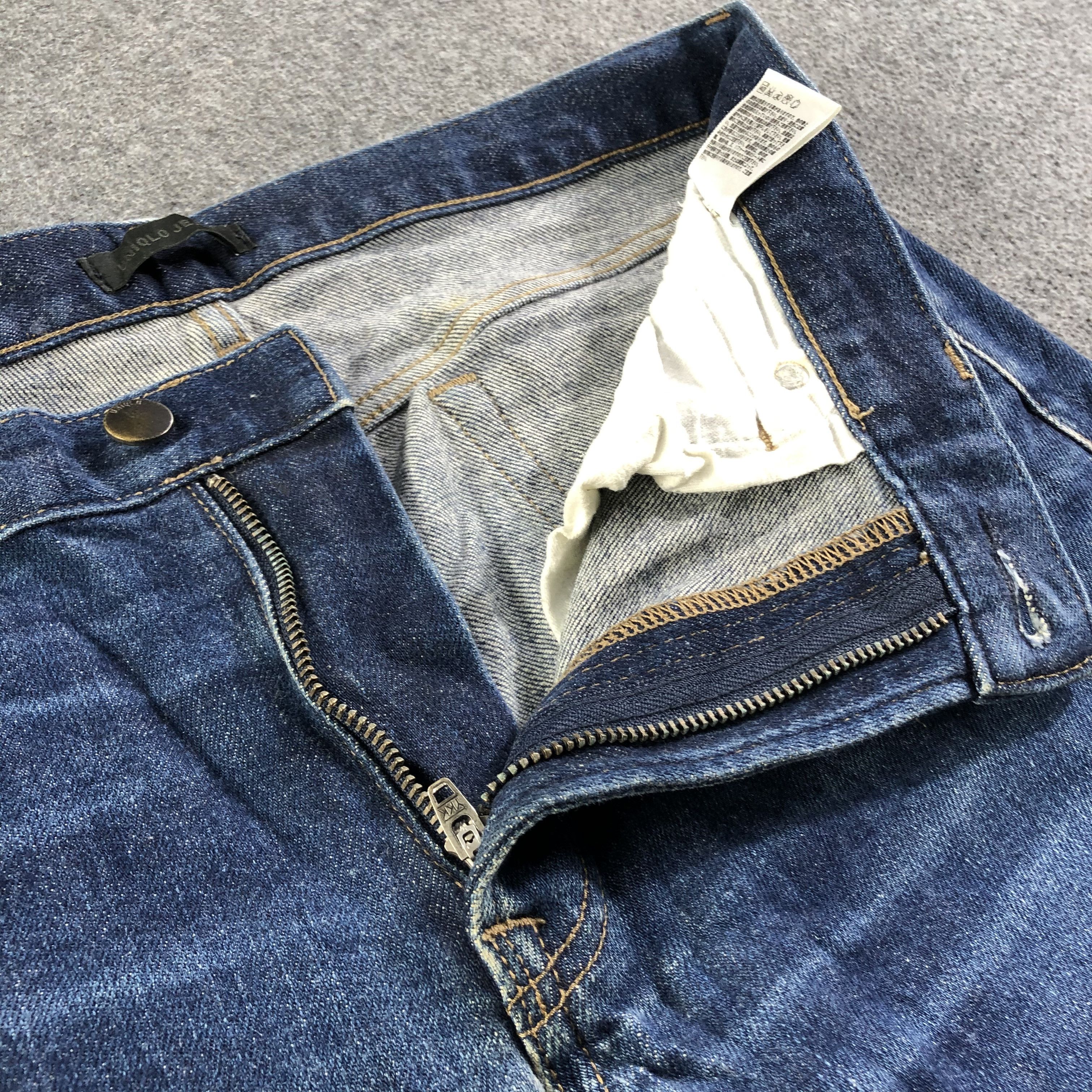Japanese Brand Uniqlo Redline Jeans Blue Wash Denim -J2843 Size US 34 / EU 50 - 7 Thumbnail