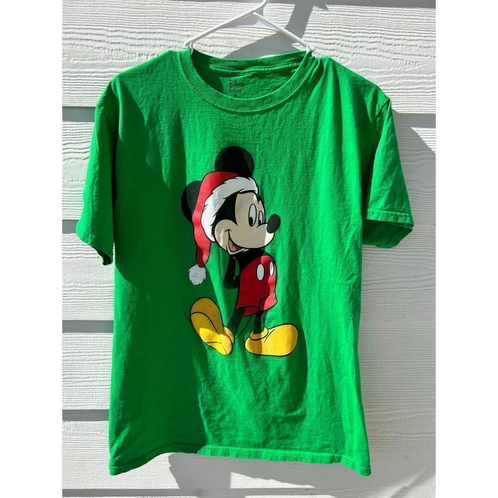 Disney Disney Mickey Mouse ugly Christmas T-shirt size M Size US M / EU 48-50 / 2 - 2 Thumbnail