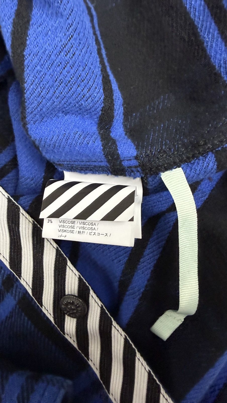 Off-White Off White Flannel Shirt Size US XS / EU 42 / 0 - 9 Thumbnail