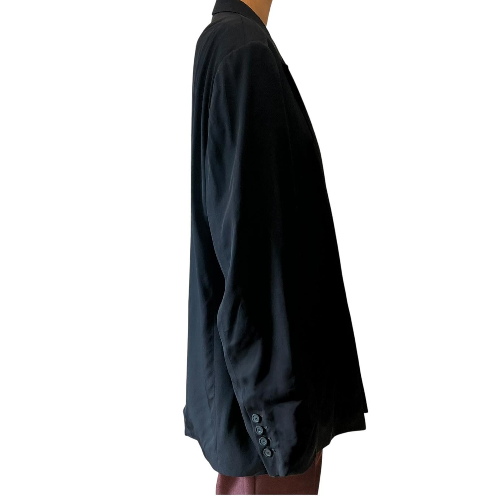 Balenciaga Balenciaga Wardrobe 2022 Unisex Black Blazer Size 44R - 2 Thumbnail